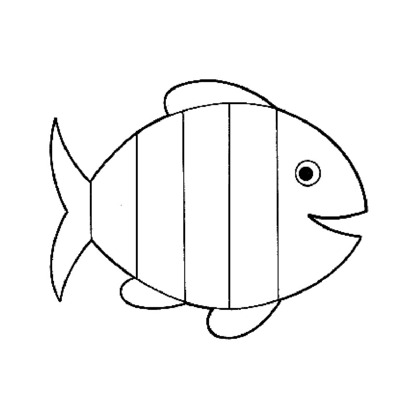 coloriage poisson maternelle