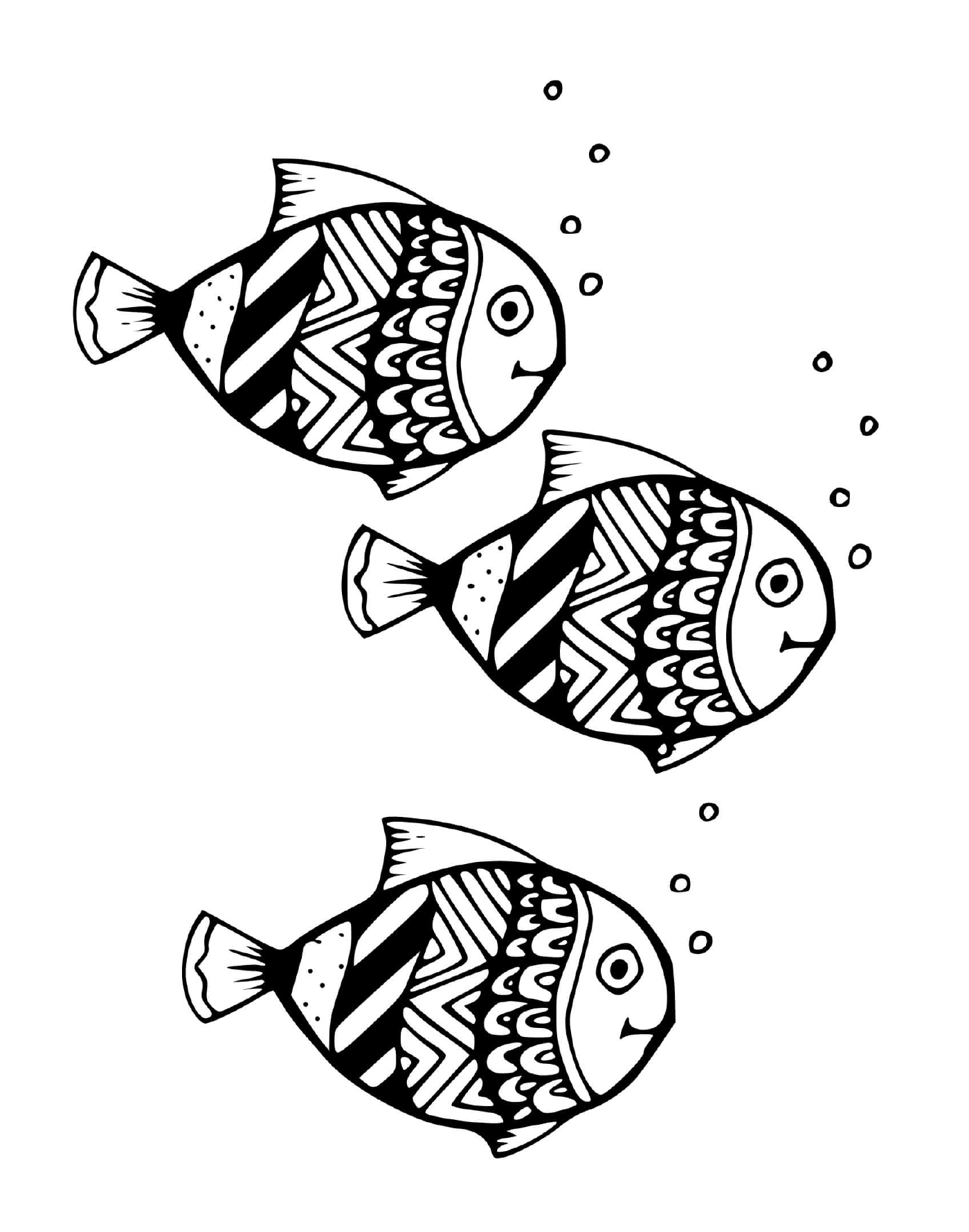 coloriage poisson Chimeriformes de l Amerique du nord