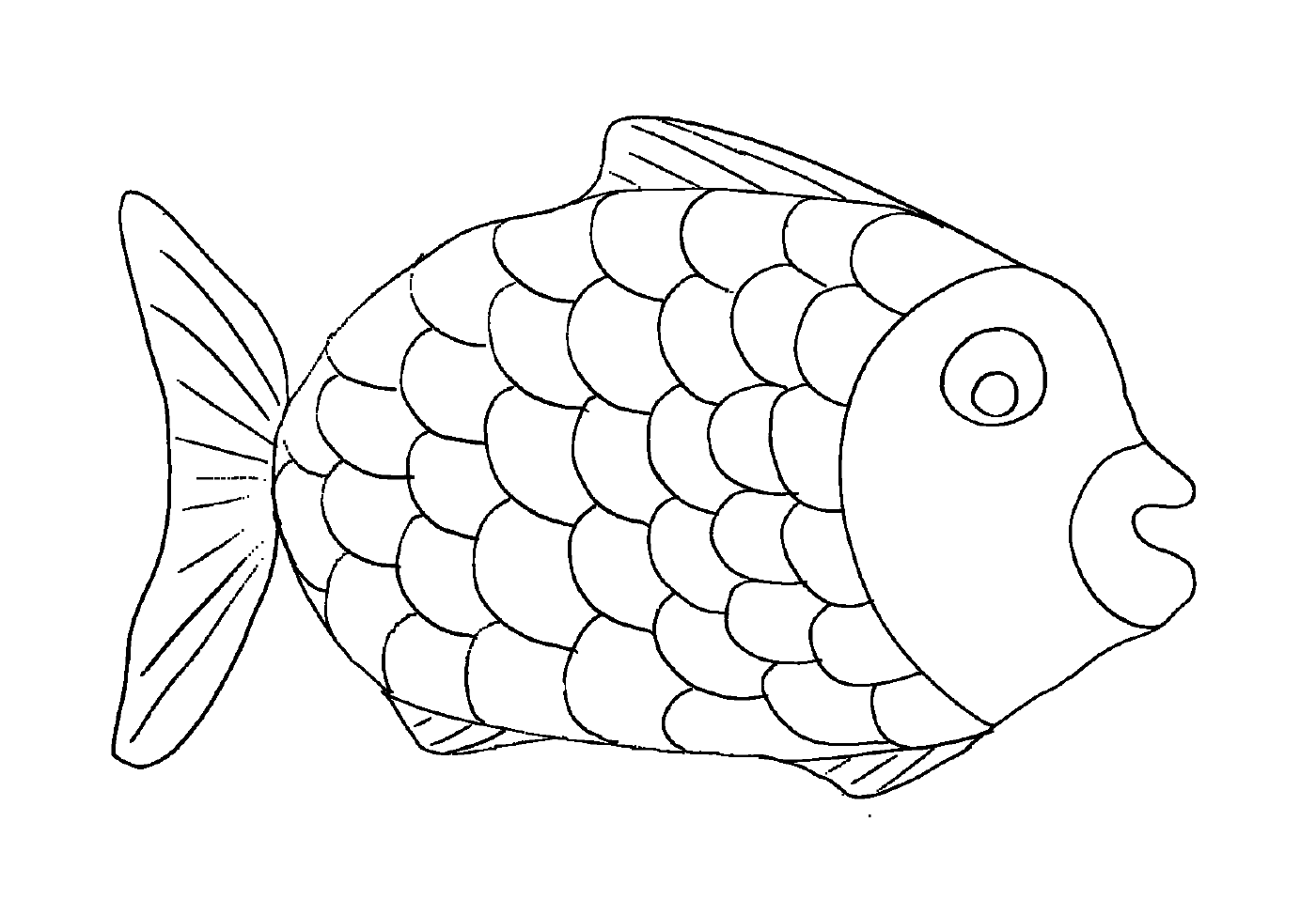 coloriage poisson davril