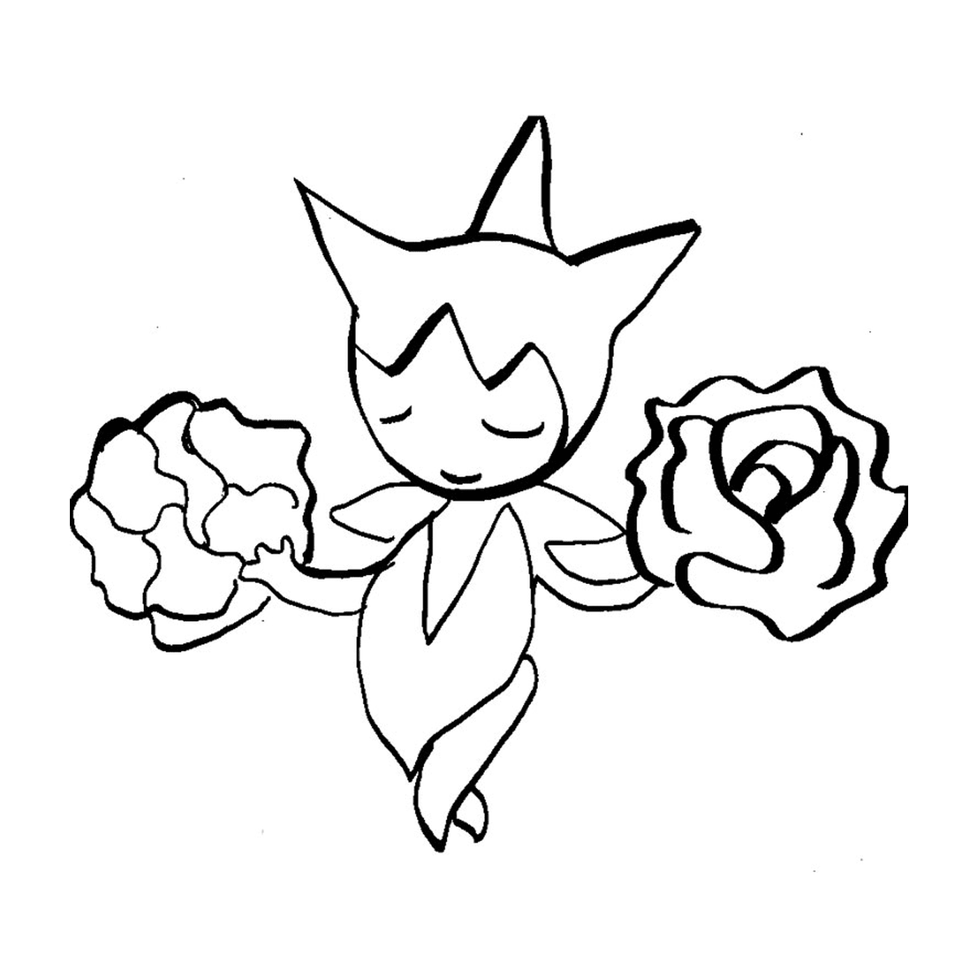 coloriage pokemon roselia