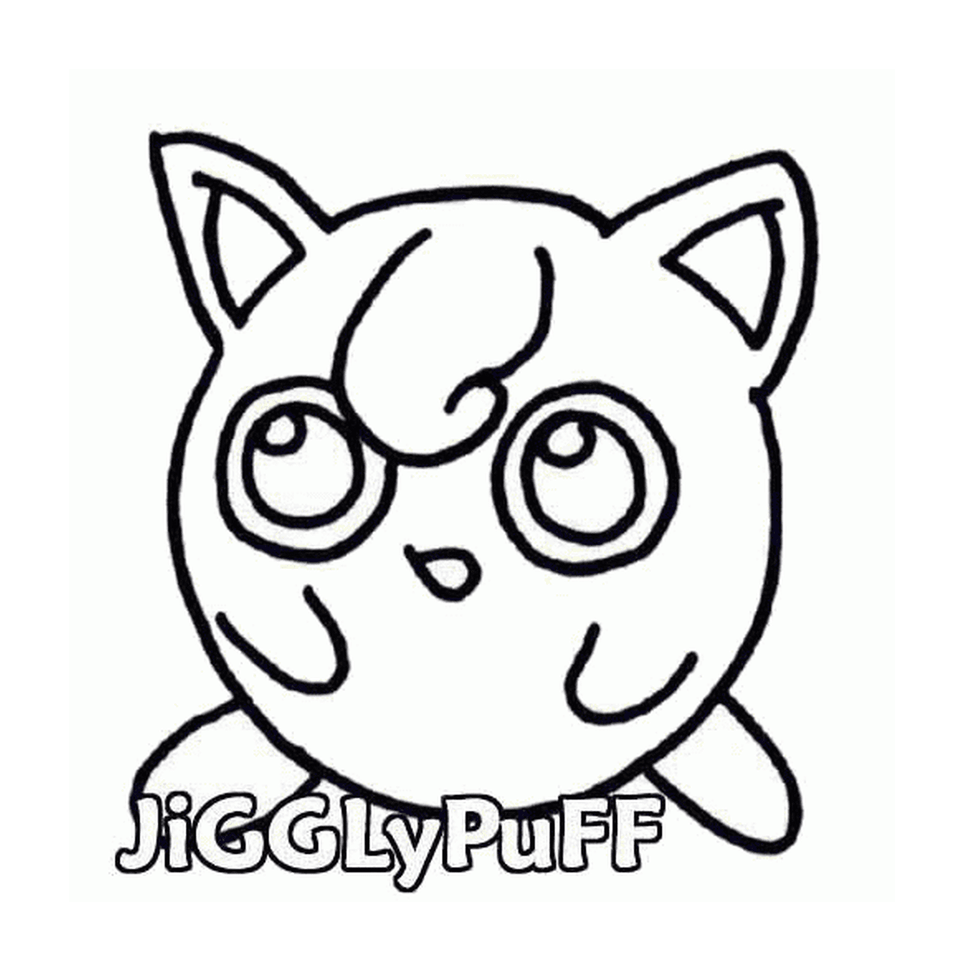 coloriage pokemon 039 Jigglypuff 2
