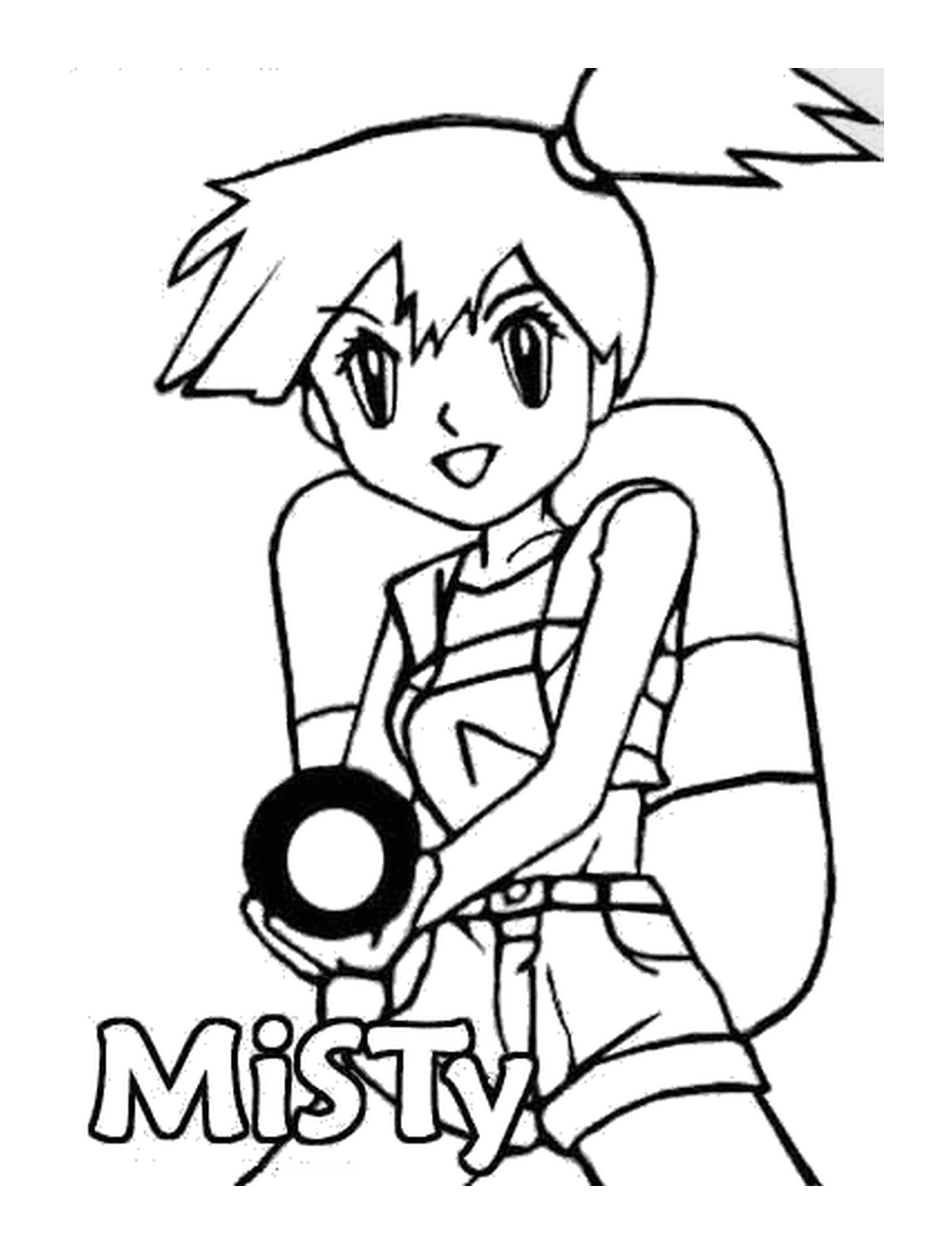 coloriage pokemon Misty