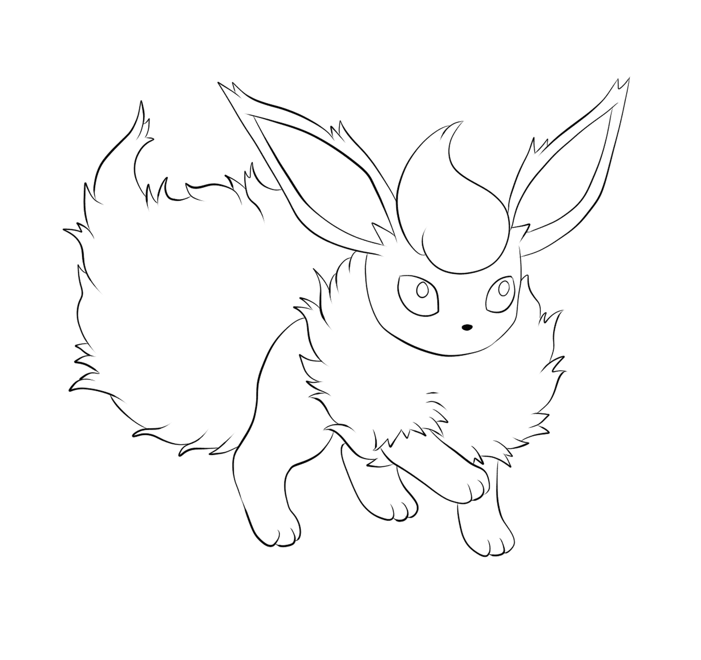 coloriage flareon