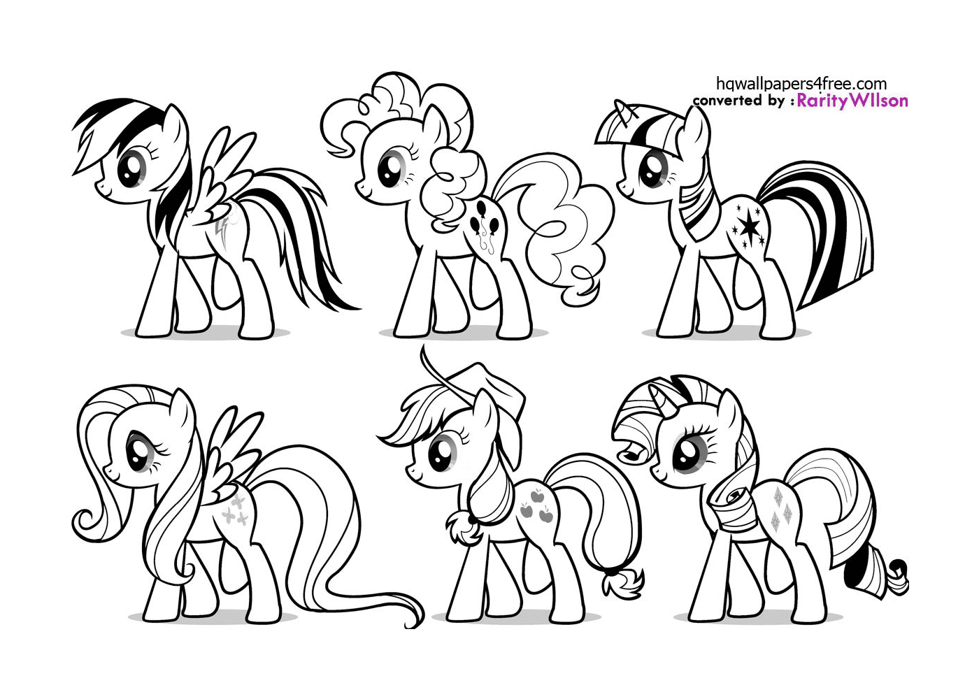 coloriage my little poney 6