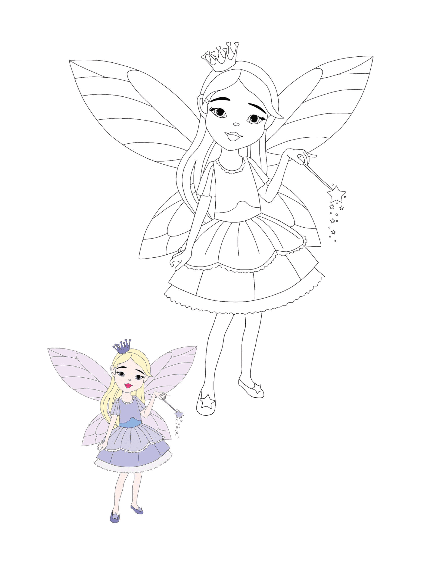 coloriage Fairy Princesse