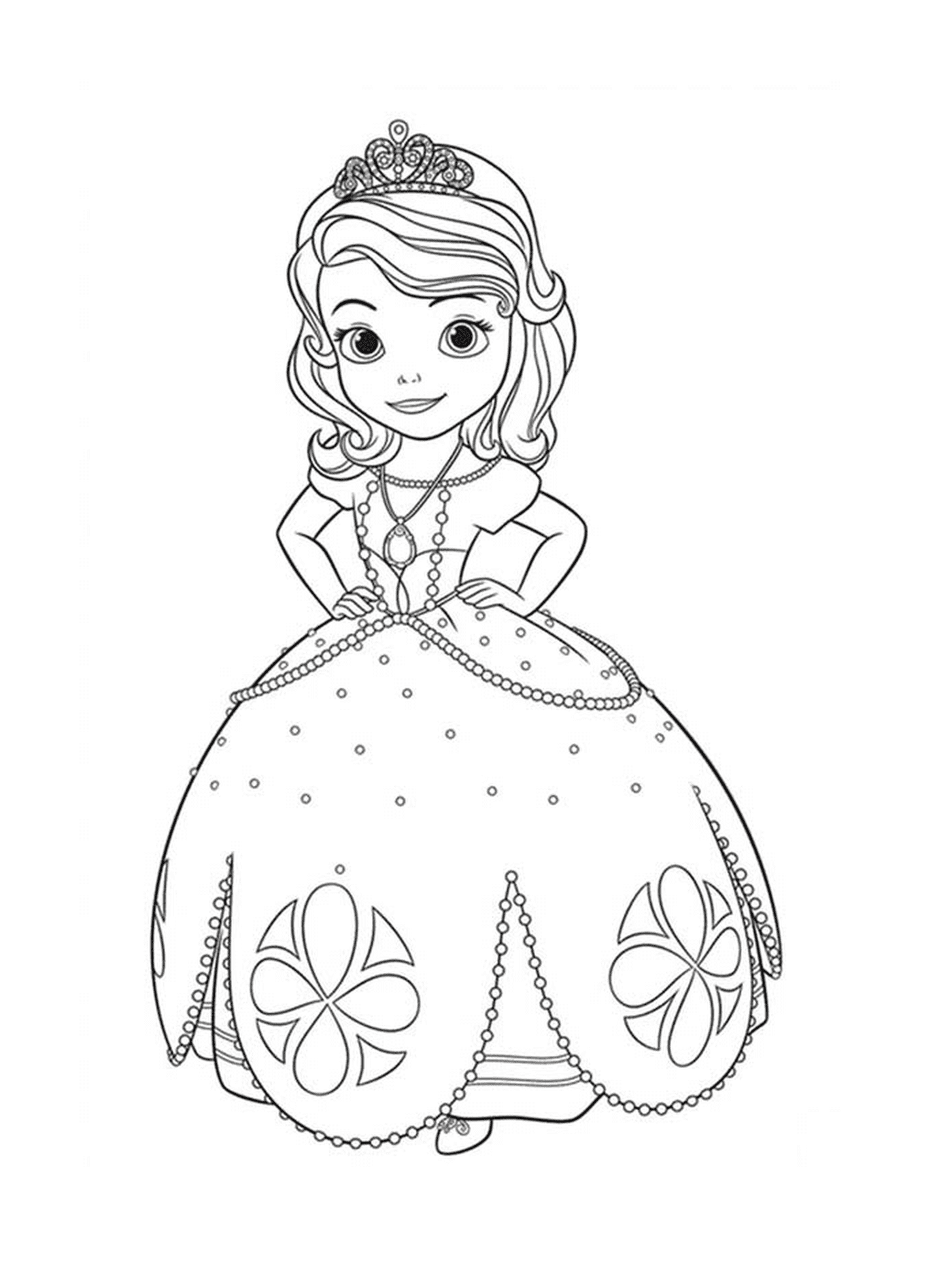 coloriage Princess Sofia the First Going to Dance