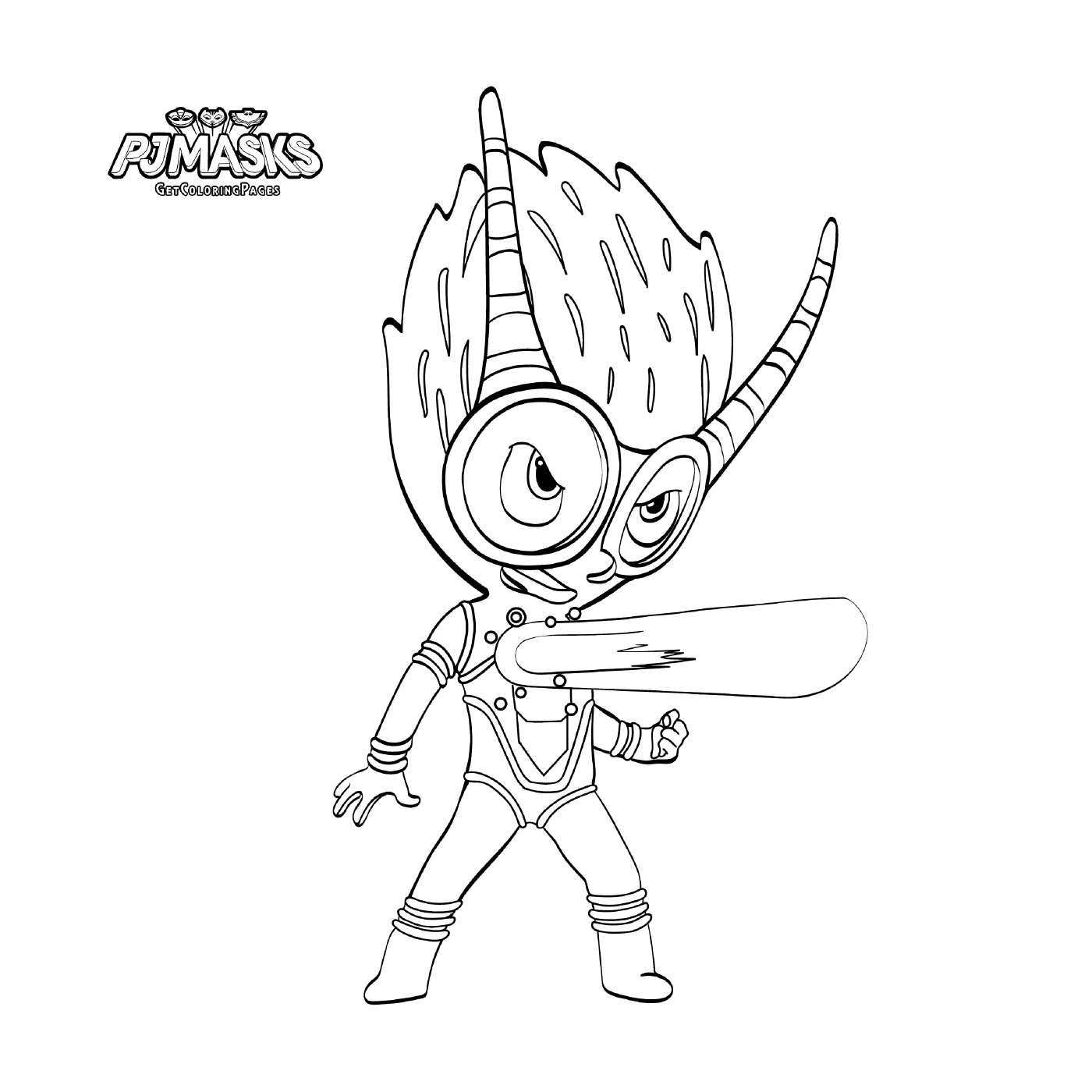 coloriage Pyjamasques Exclusive Villain Firefly