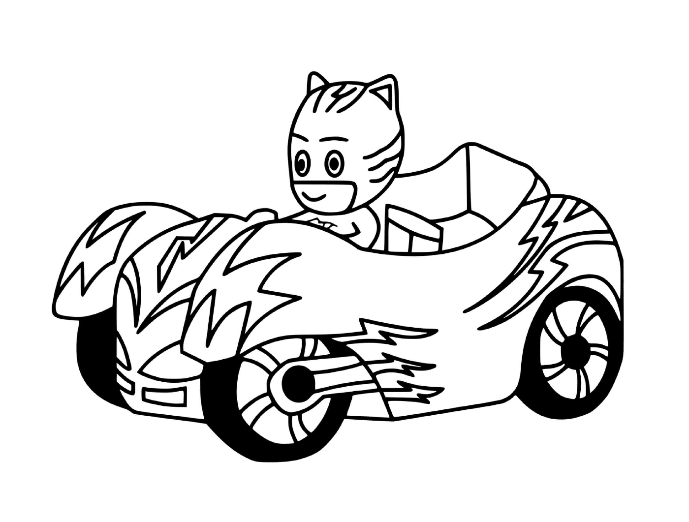 pyjamasques catboy voiture de course