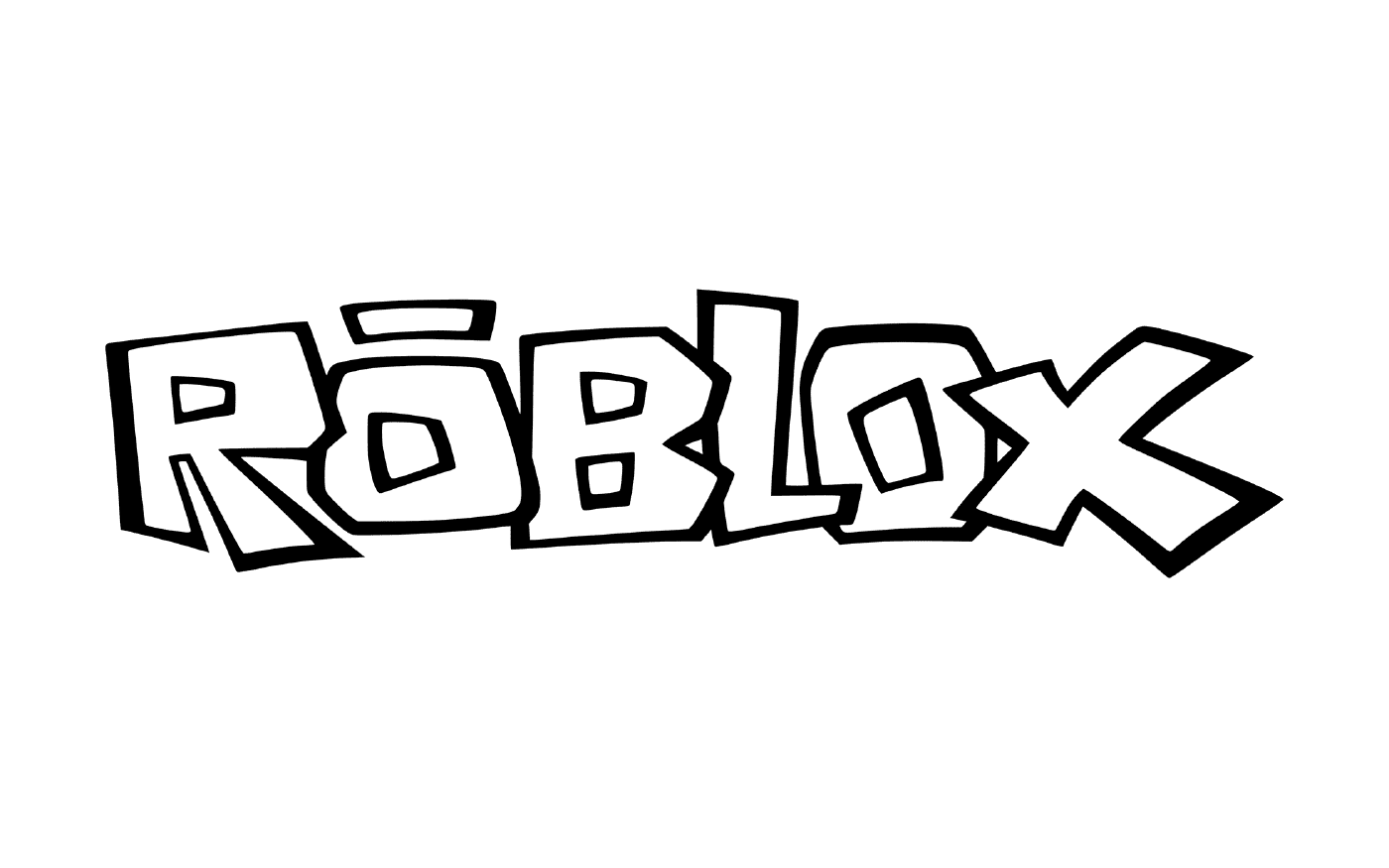 coloriage roblox logo fun