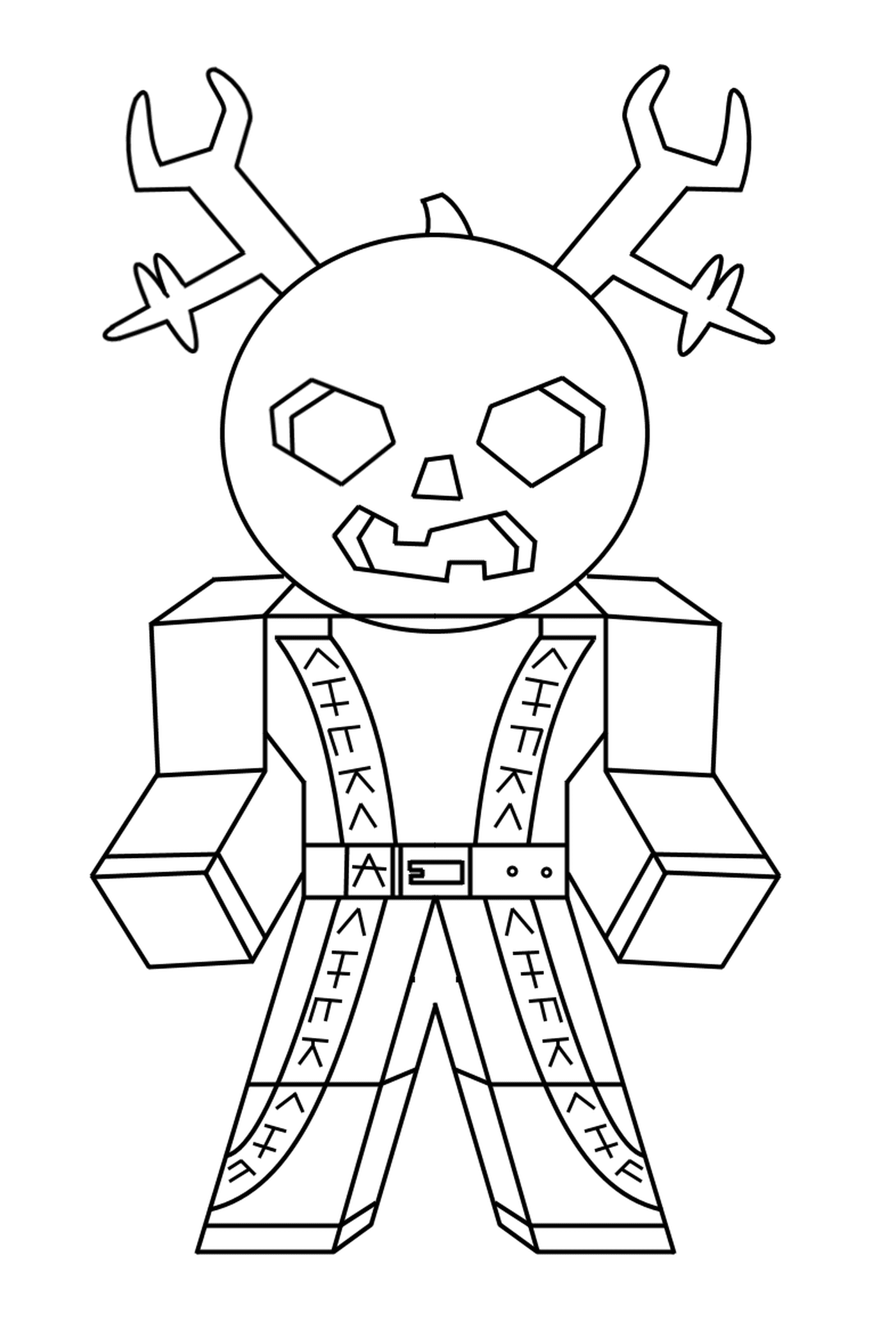 coloriage Roblox studio angry player