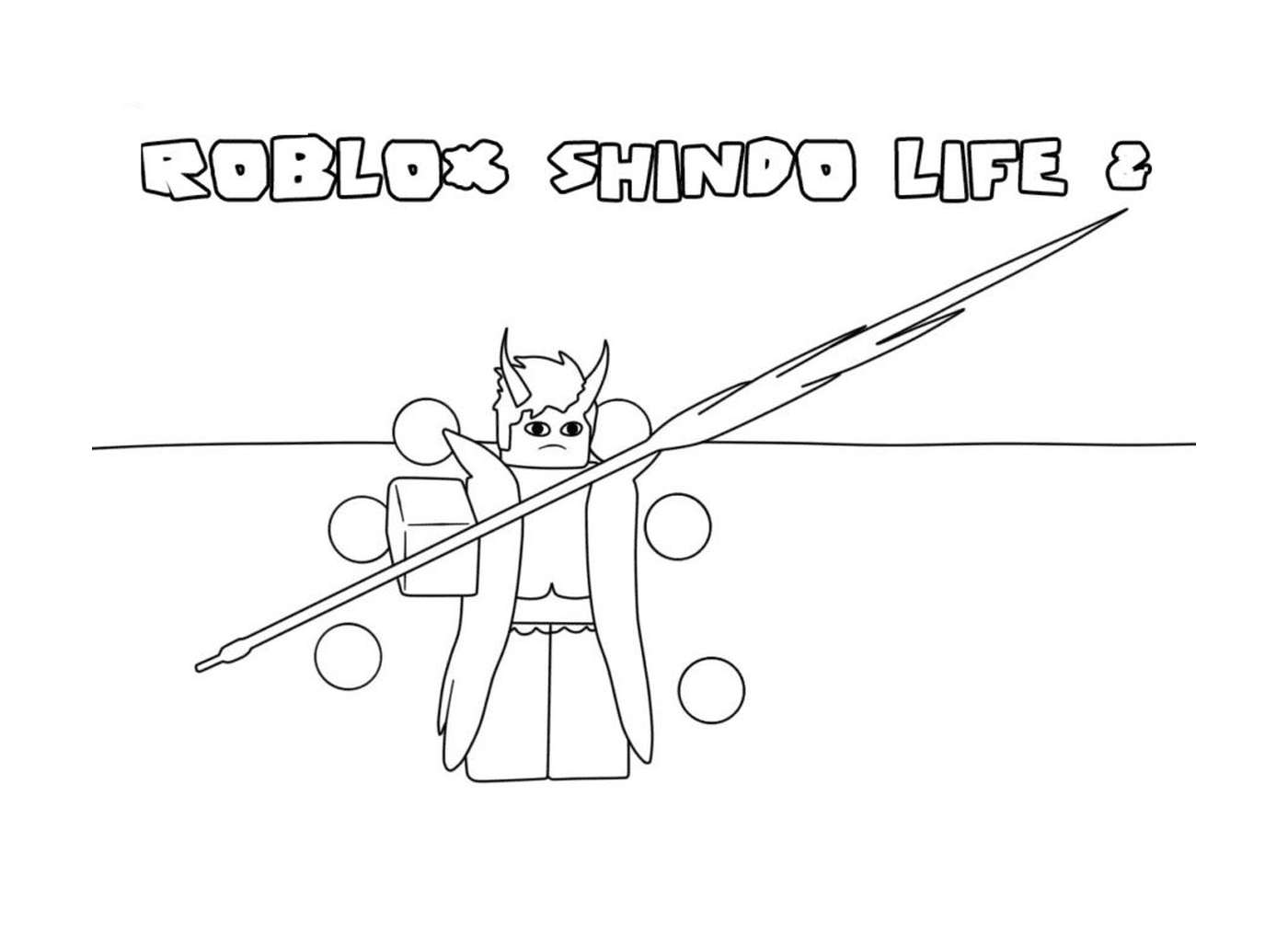 coloriage roblox Shindo Life 2