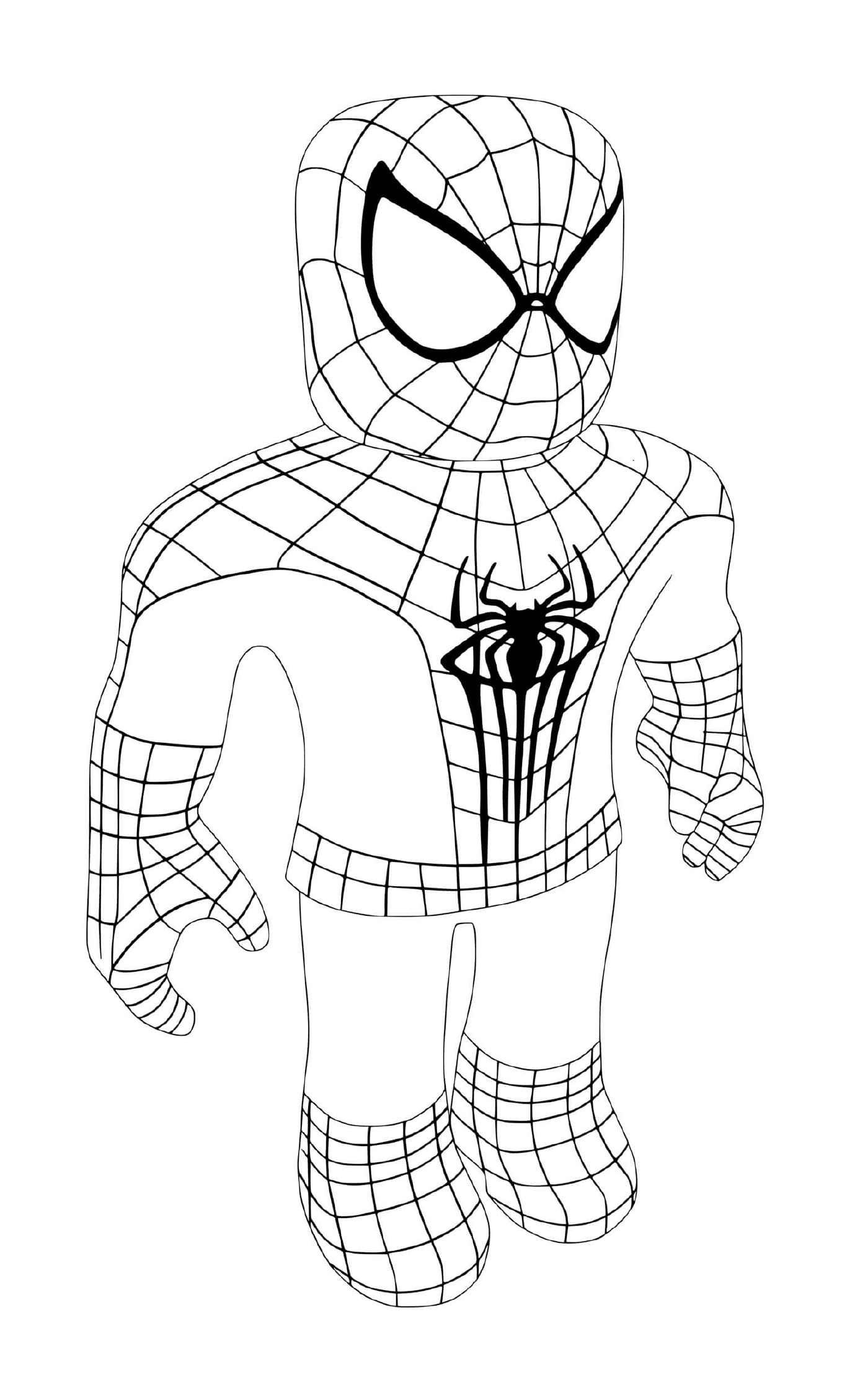 coloriage Roblox Spiderman