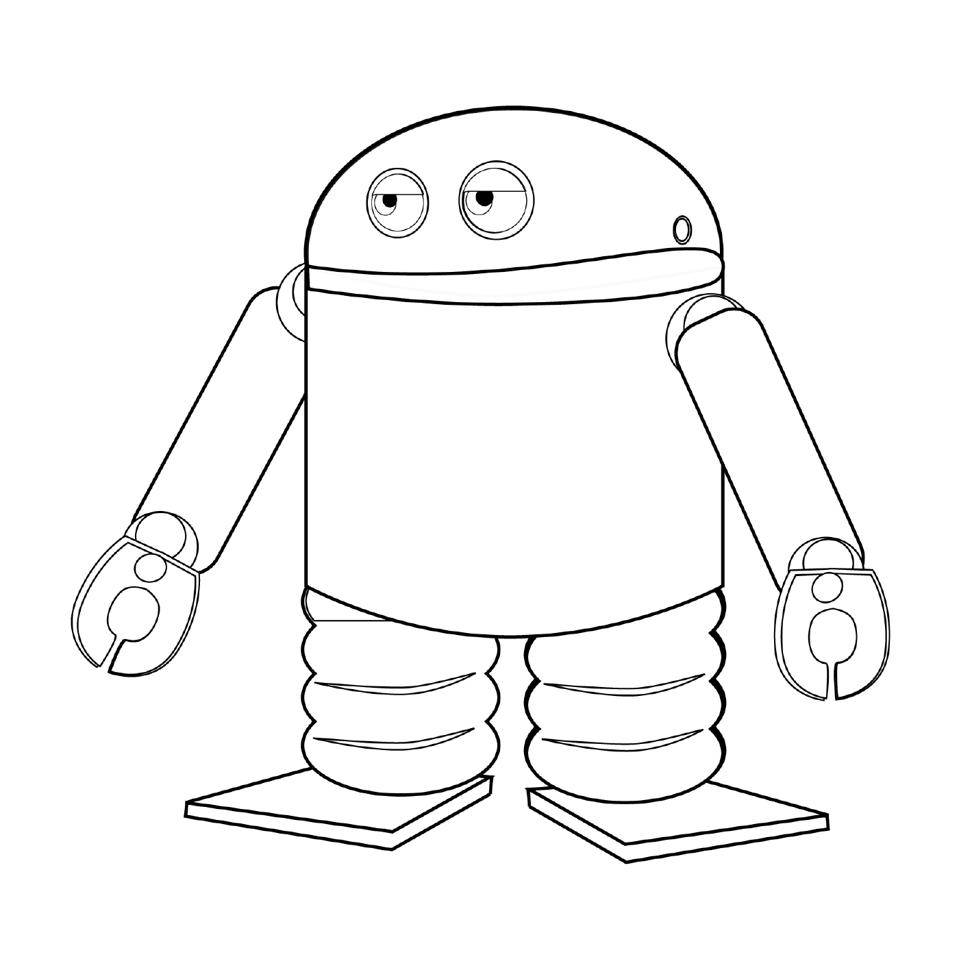 coloriage android robot