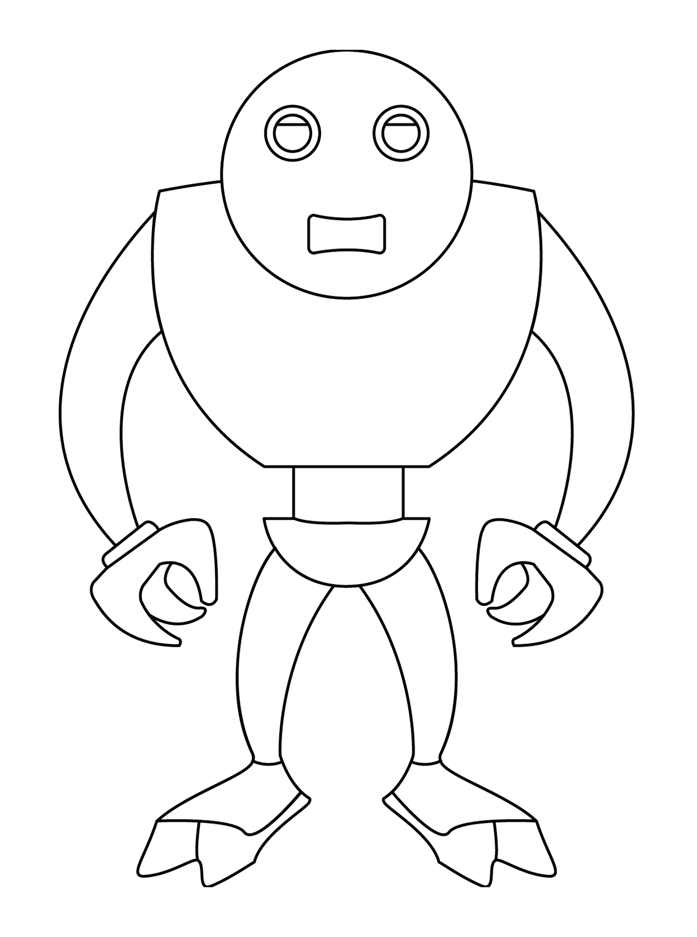 coloriage robot terminator