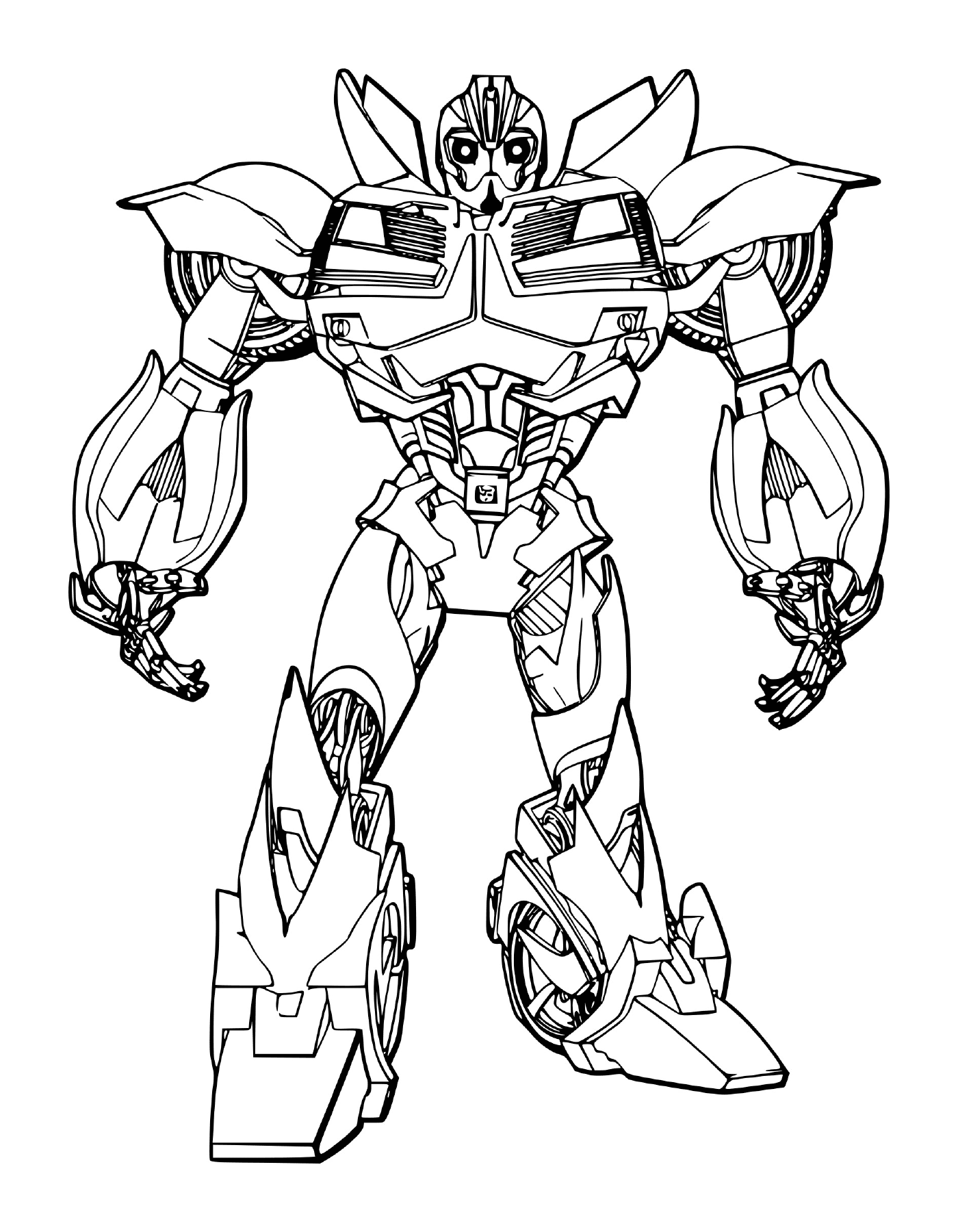 coloriage transformers bumble bee