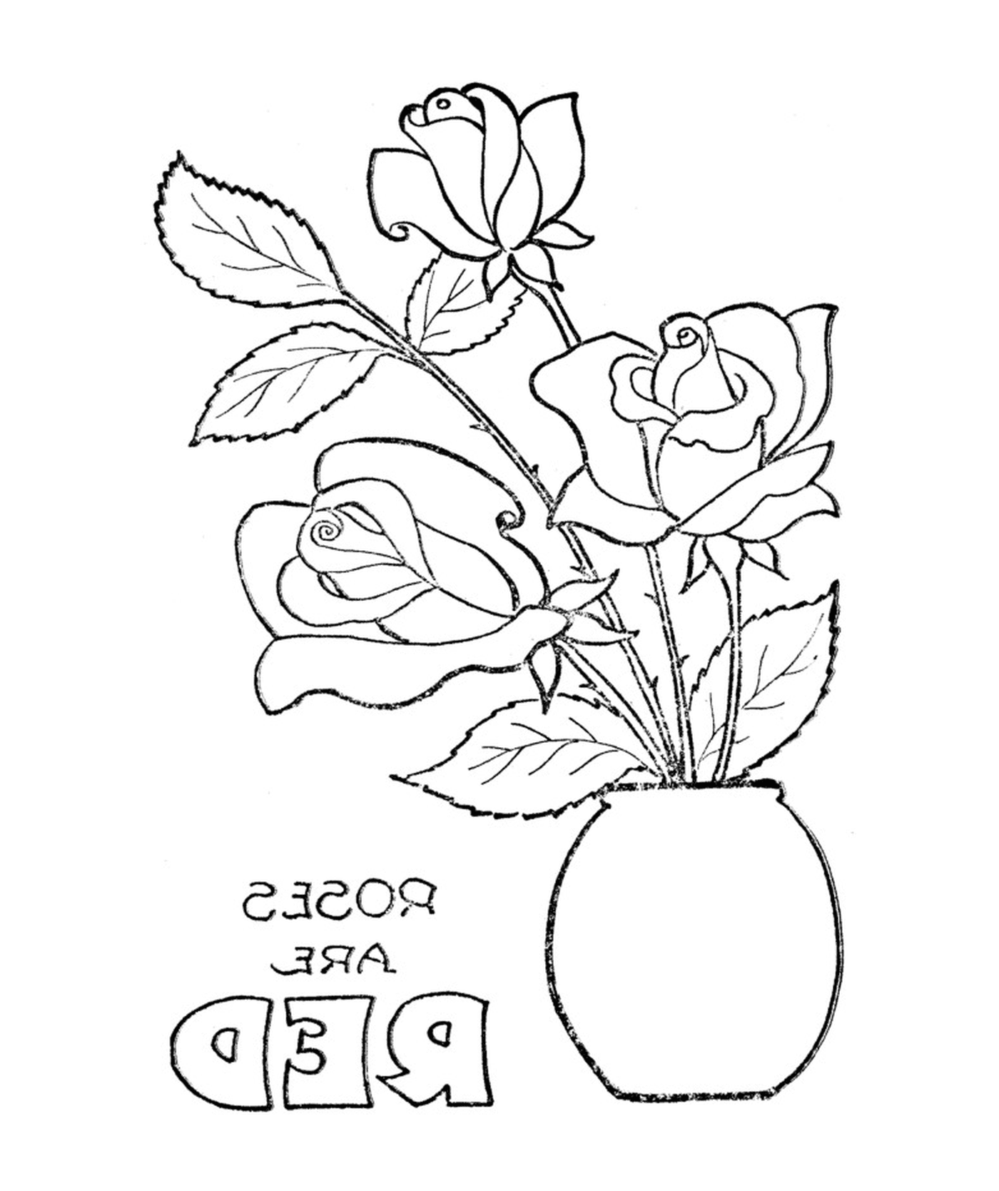 coloriage roses 114