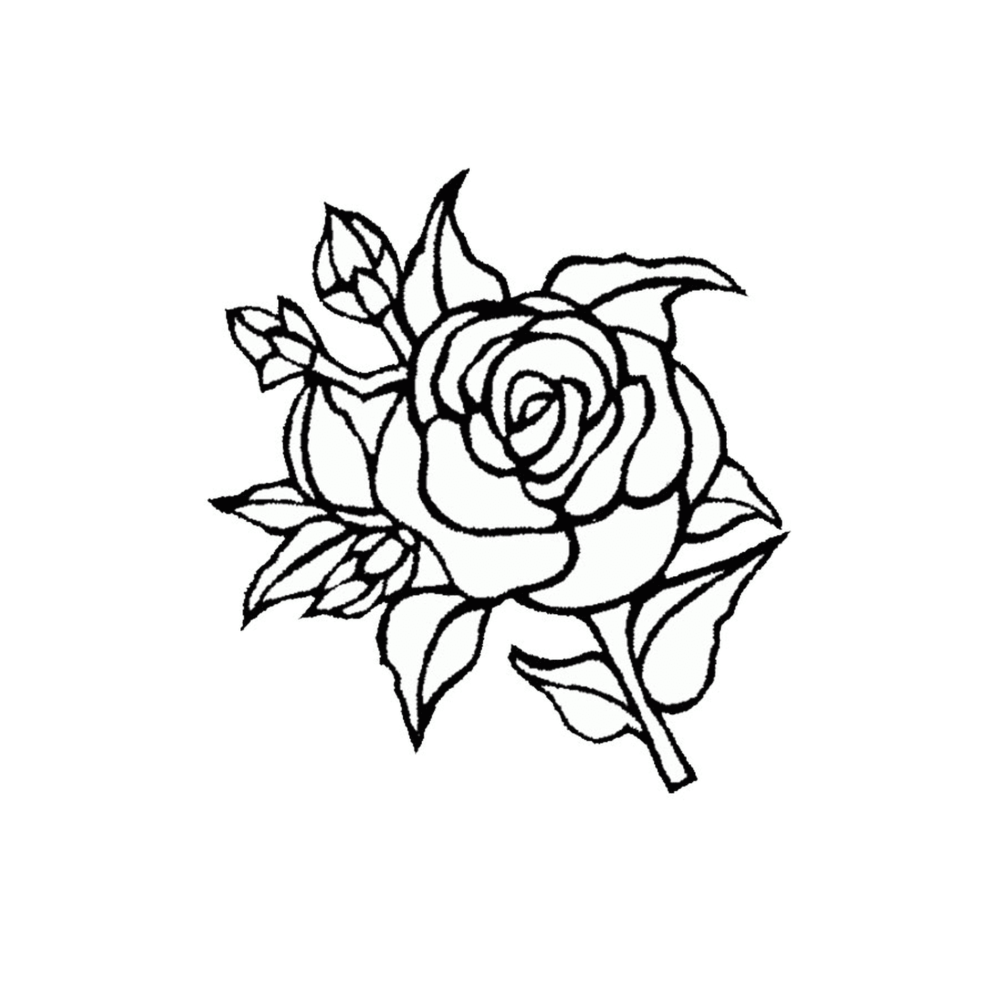 coloriage roses 115