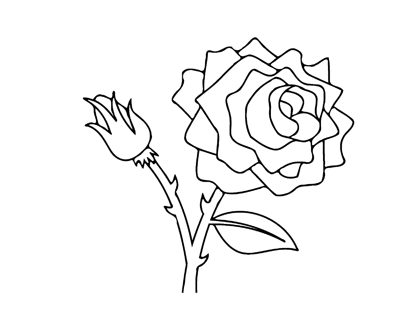 coloriage roses 167