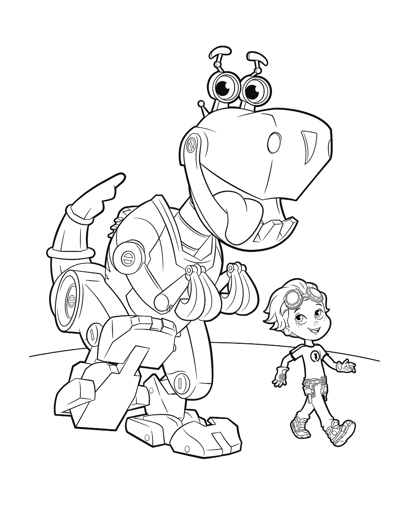 coloriage Rusty Rivets for Boys