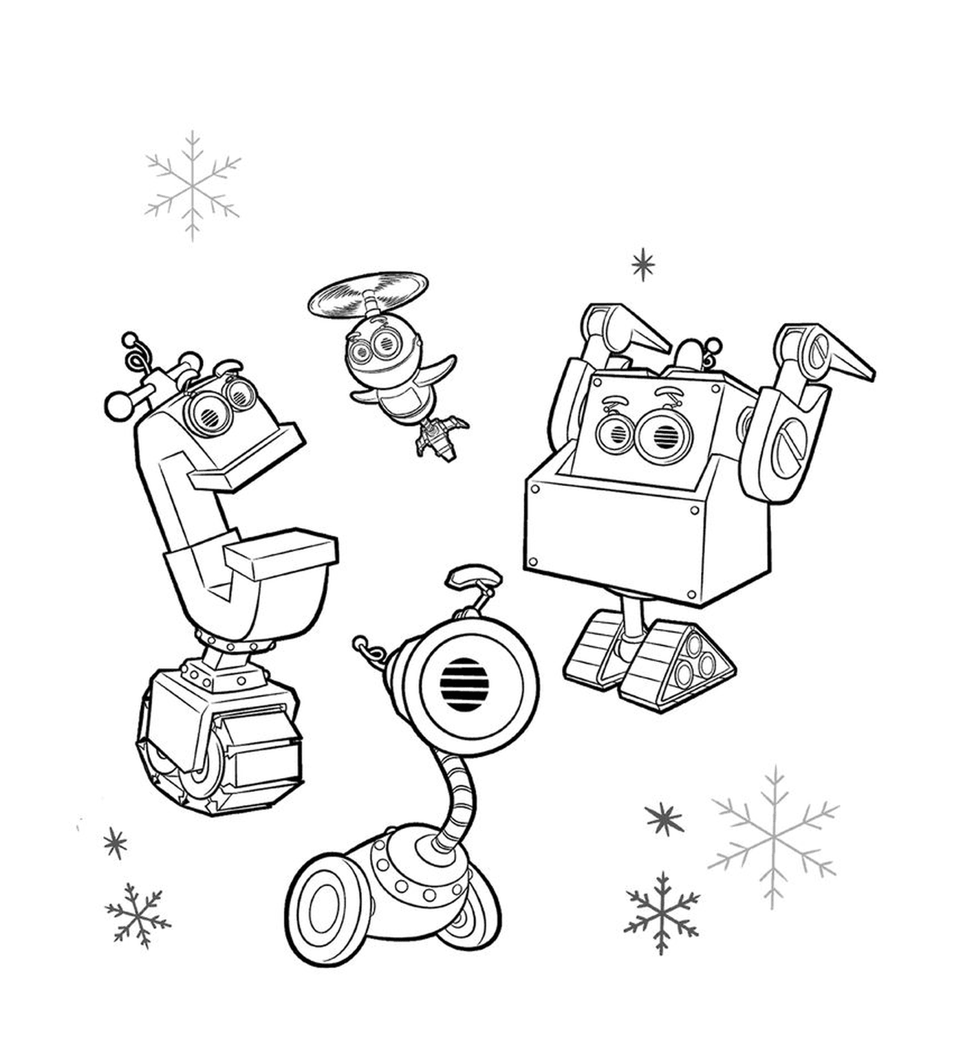 coloriage rusty rivets christmas
