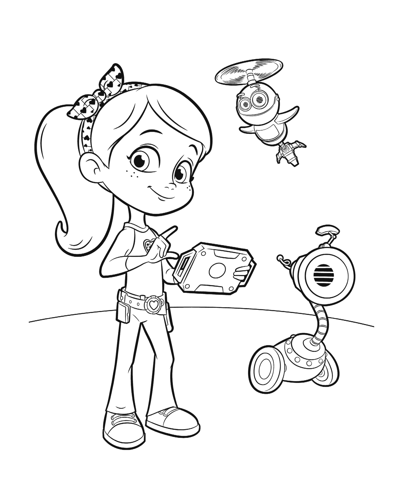coloriage Rusty Rivets for Girls