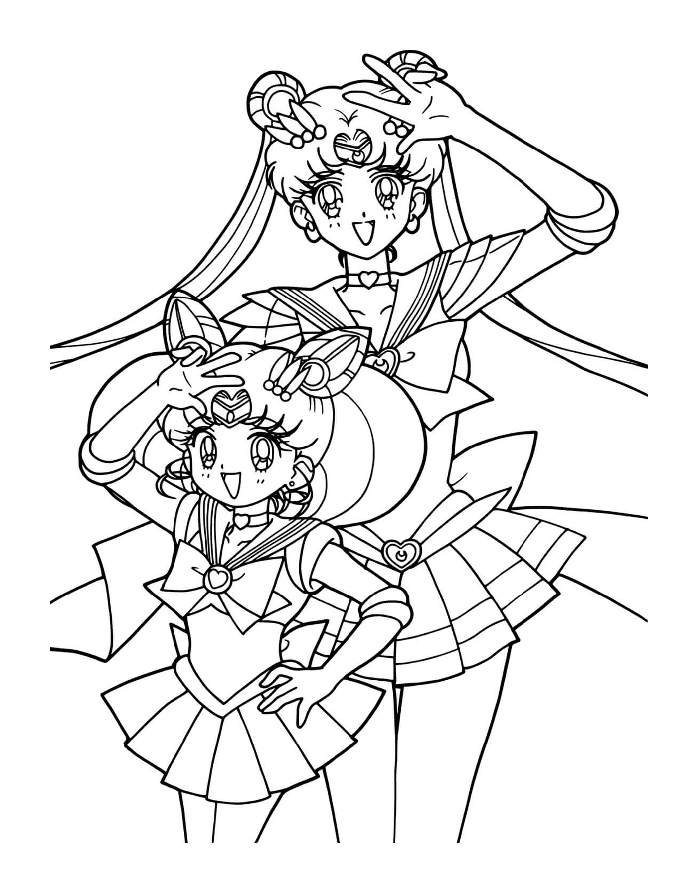 coloriage Sailor Moon Adventure