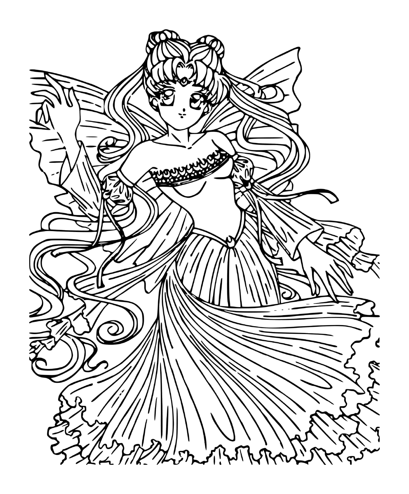 coloriage Sailor Moon Princess