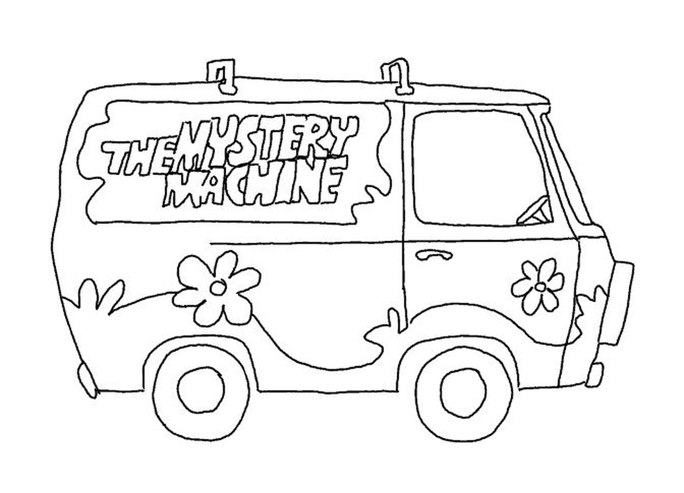 coloriage Van The Mystery Machine