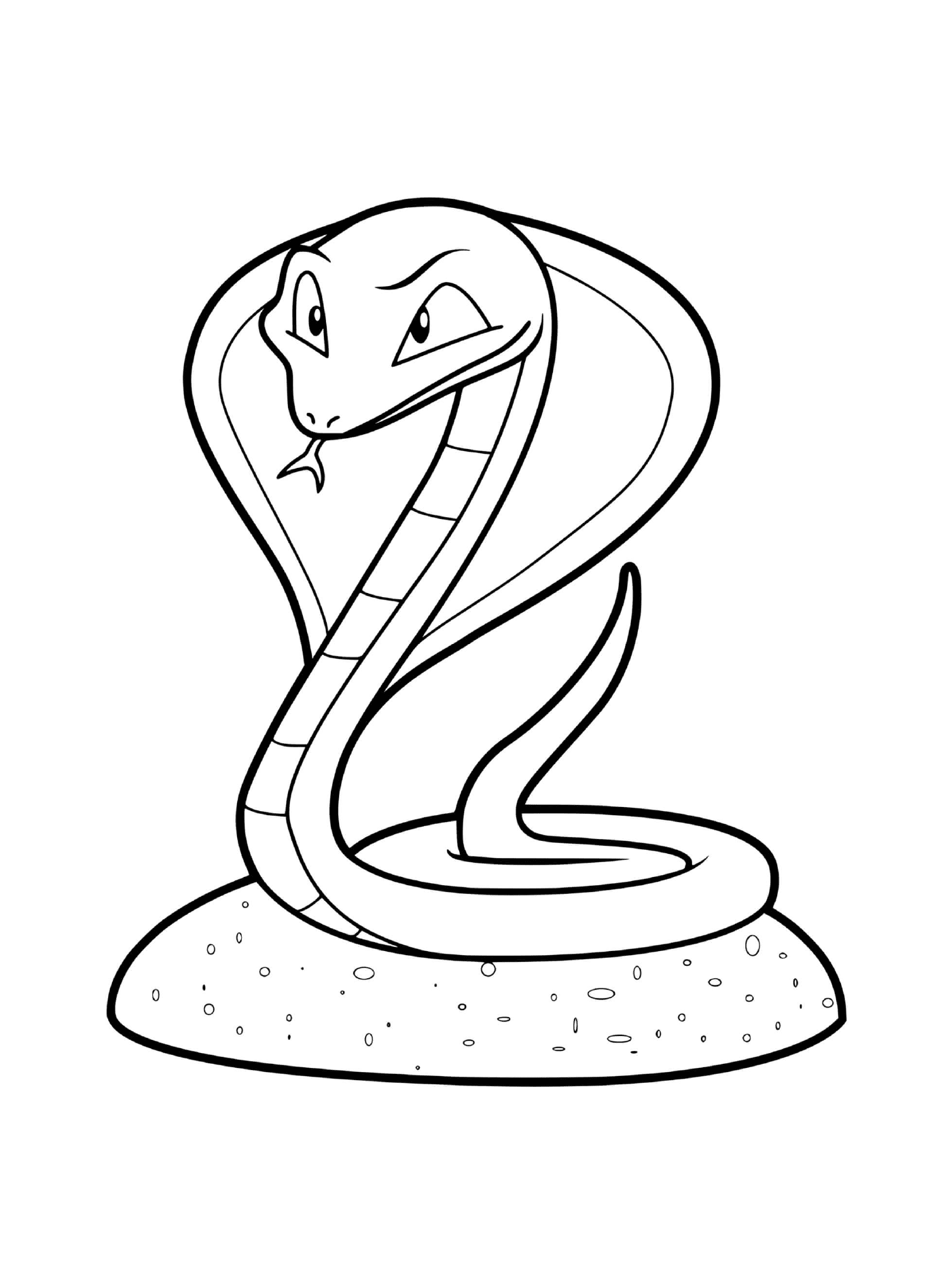 coloriage serpent python