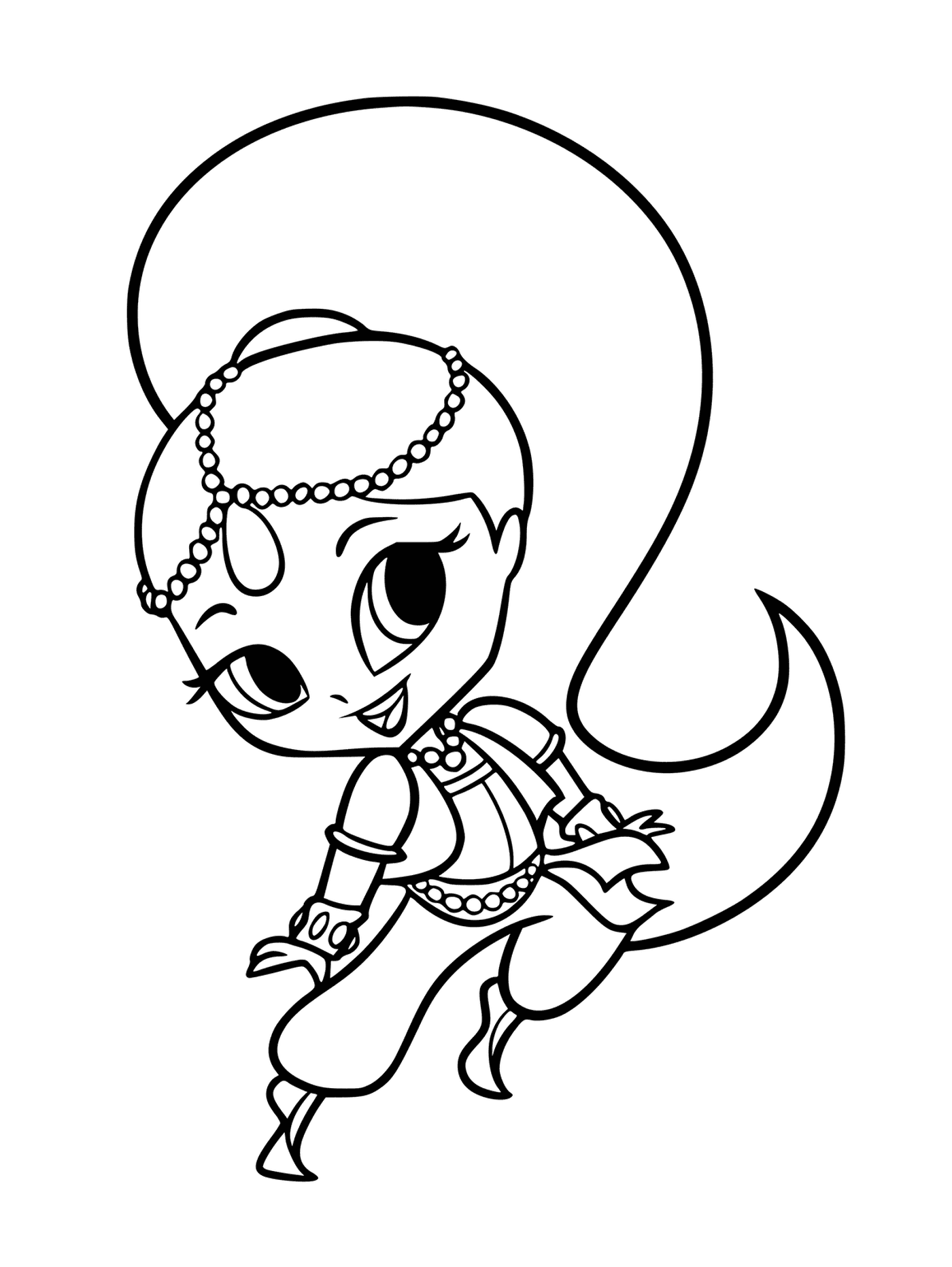coloriage shimmer et shine to Colour Shimmer