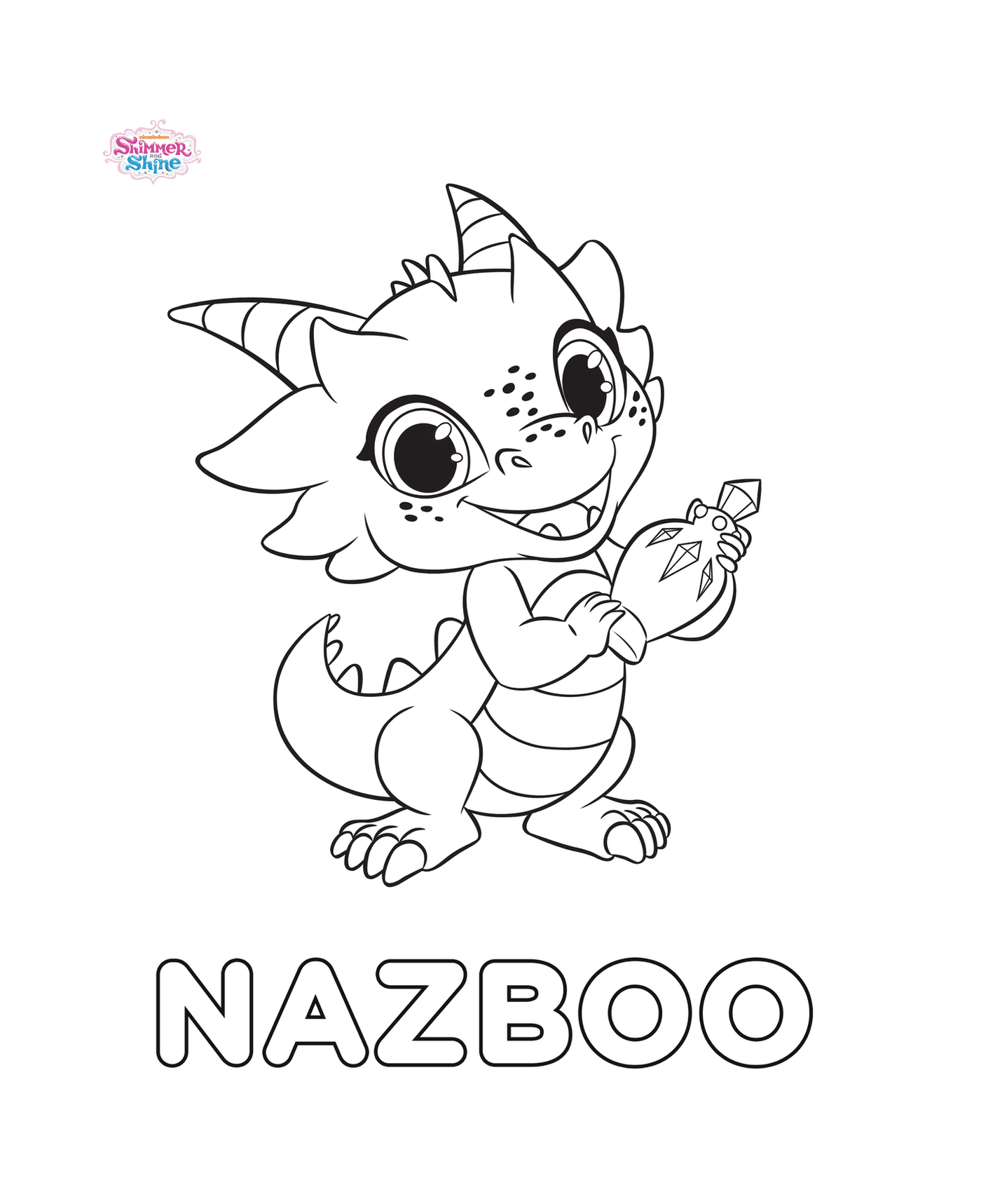 coloriage shimmer et shine Nazboo