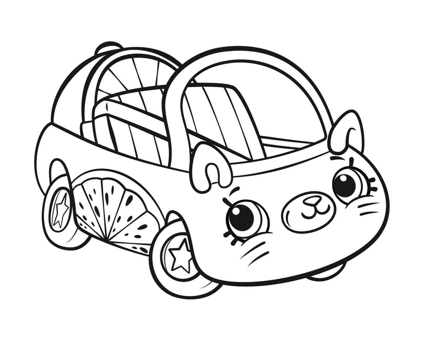 coloriage Cutie Cars Shopkins