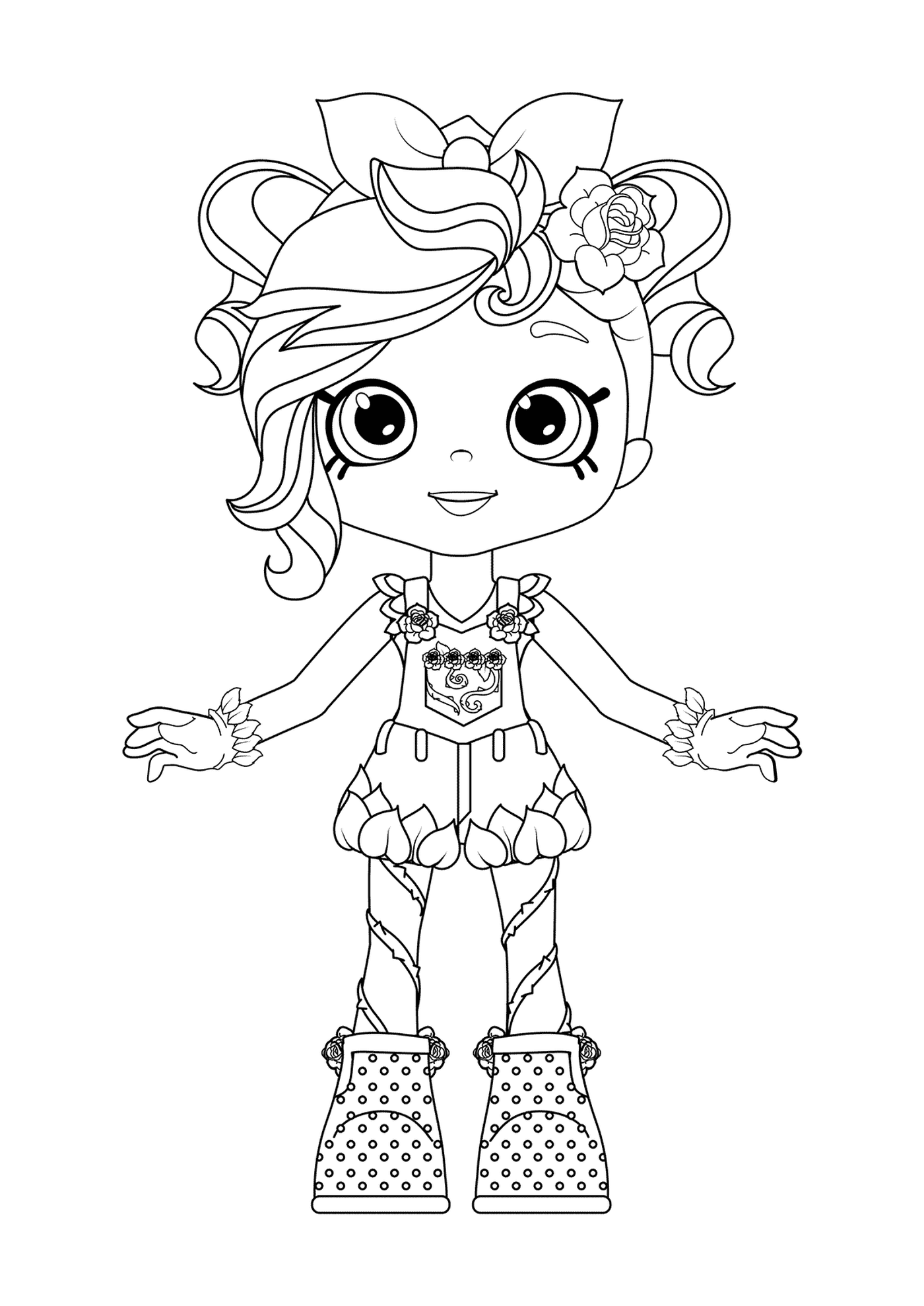 coloriage Rosie Bloom Colouring Page