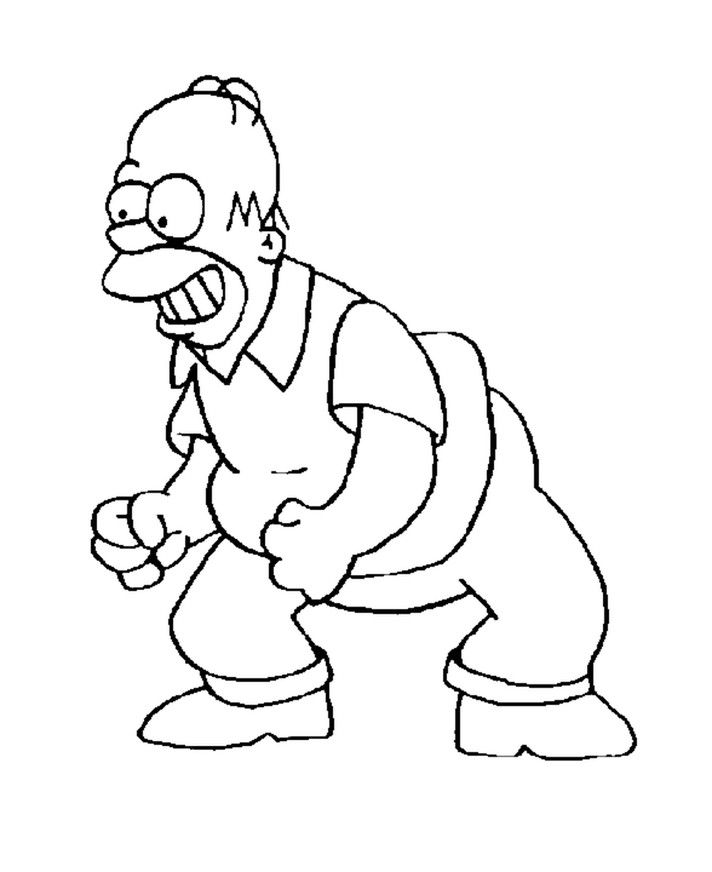coloriage homer