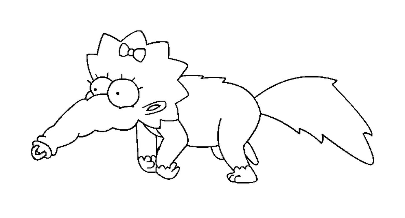 coloriage Maggie animal