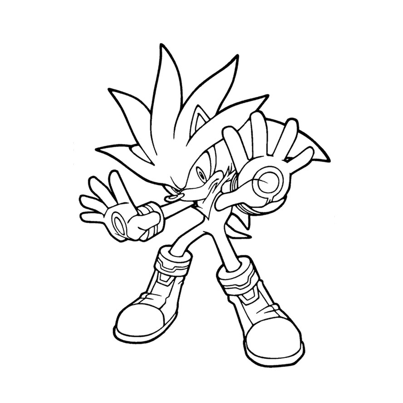 coloriage sonic 11
