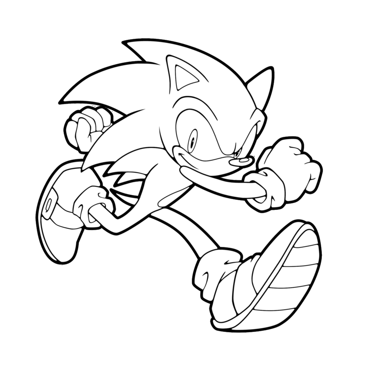 coloriage sonic 3