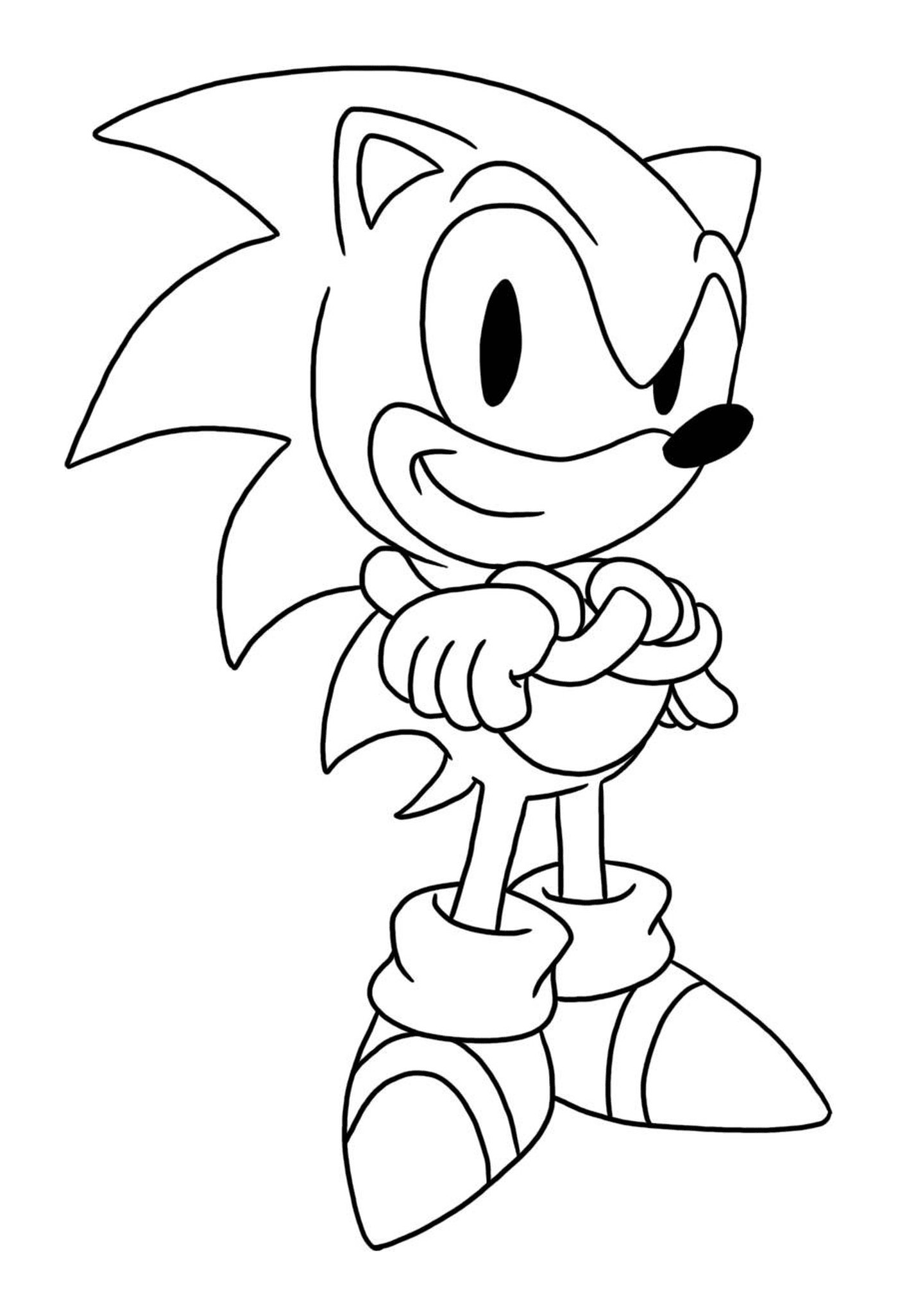 coloriage sonic 6