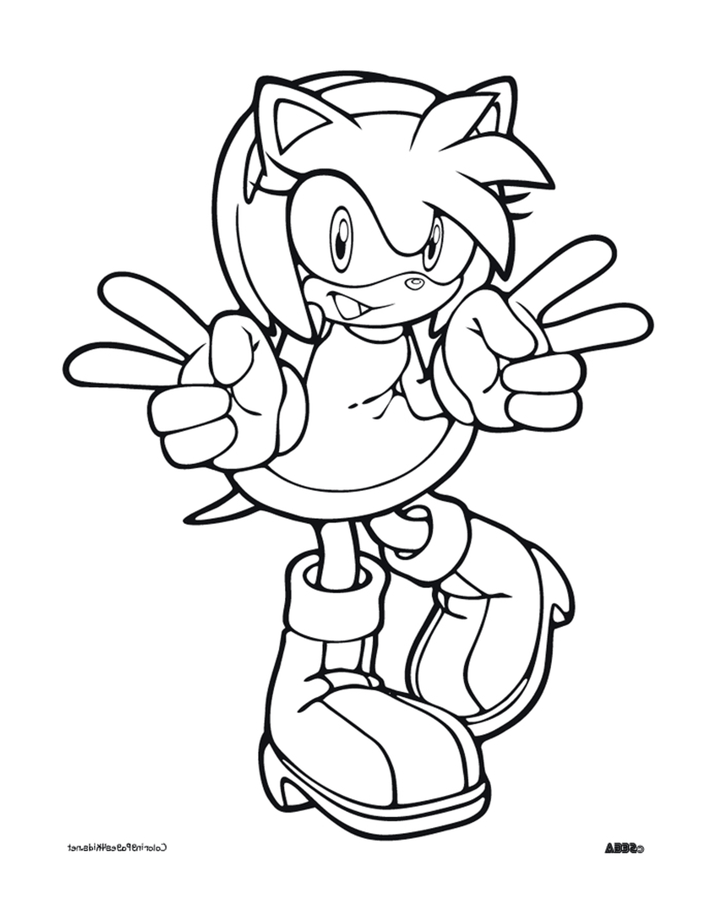 coloriage sonic 197