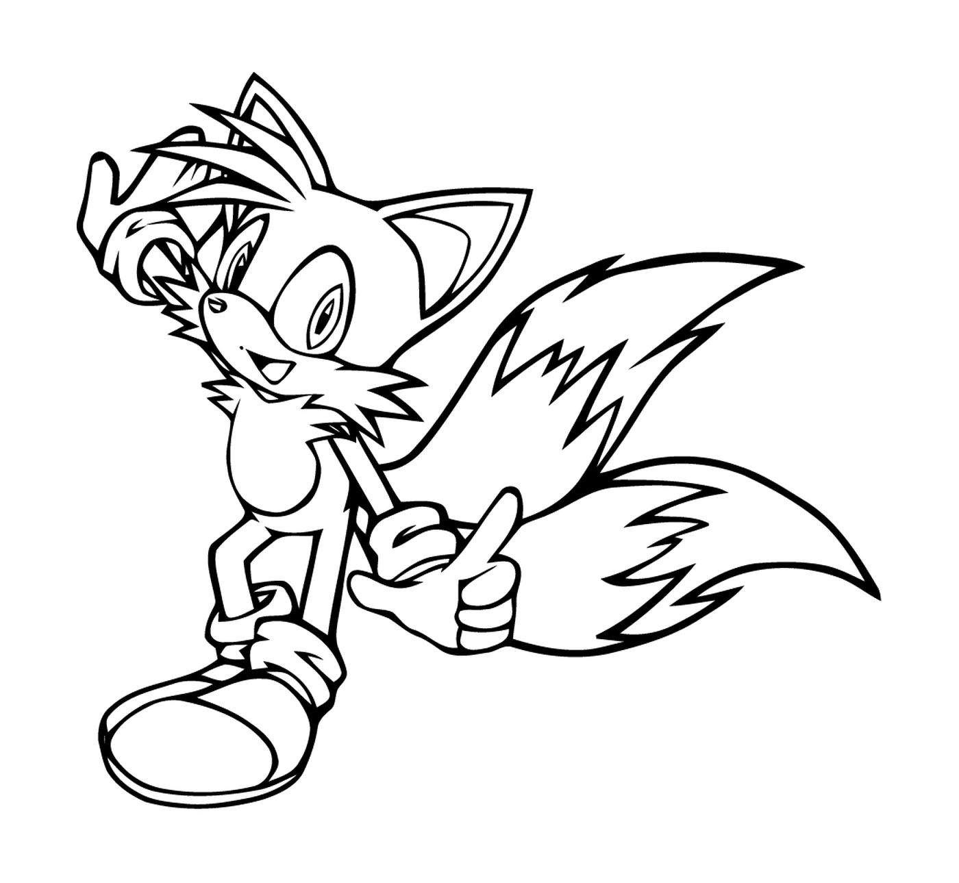 coloriage sonic 43