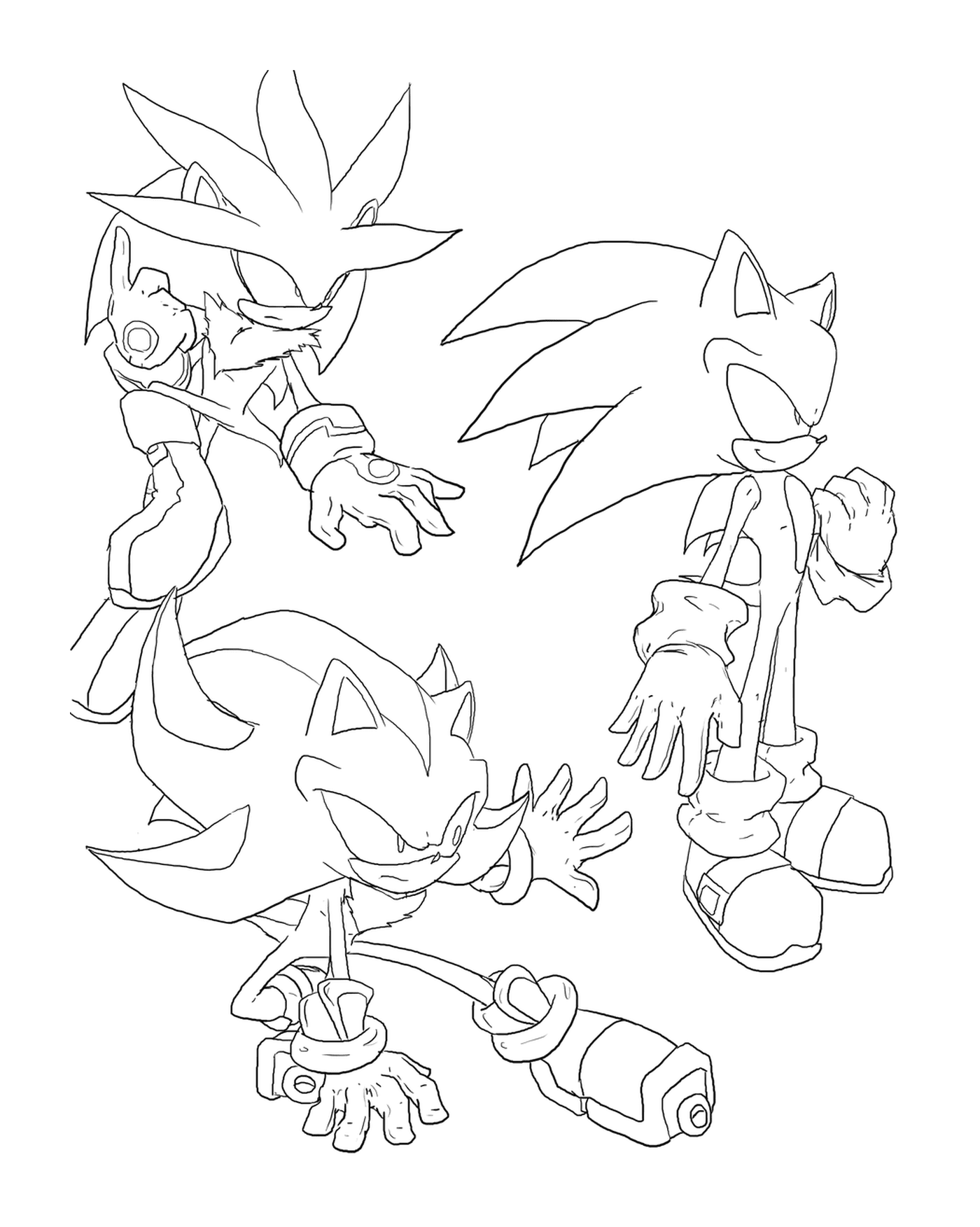 coloriage sonic 174