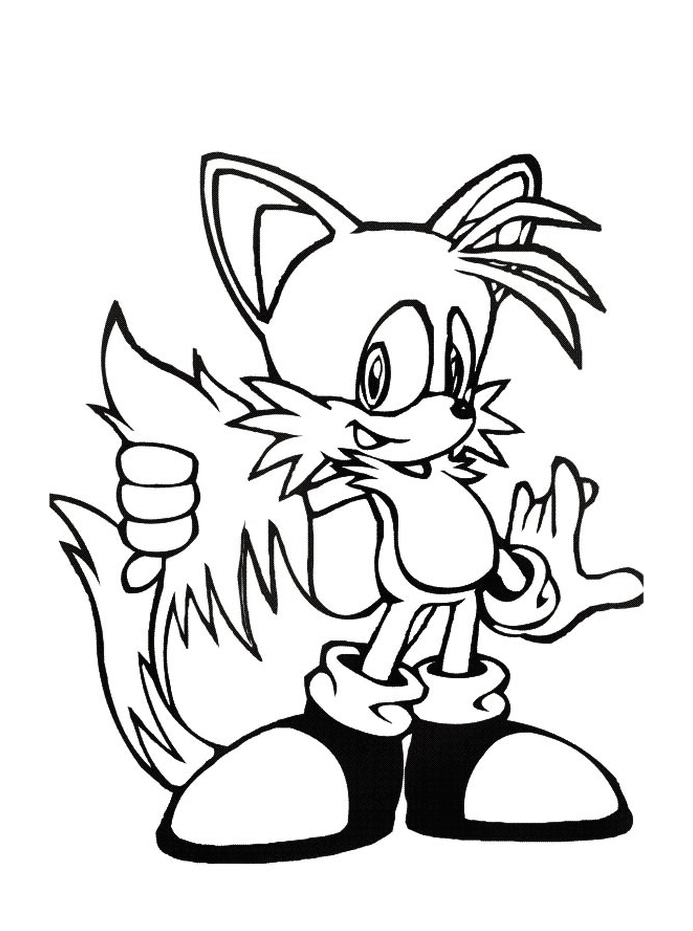 coloriage sonic 97