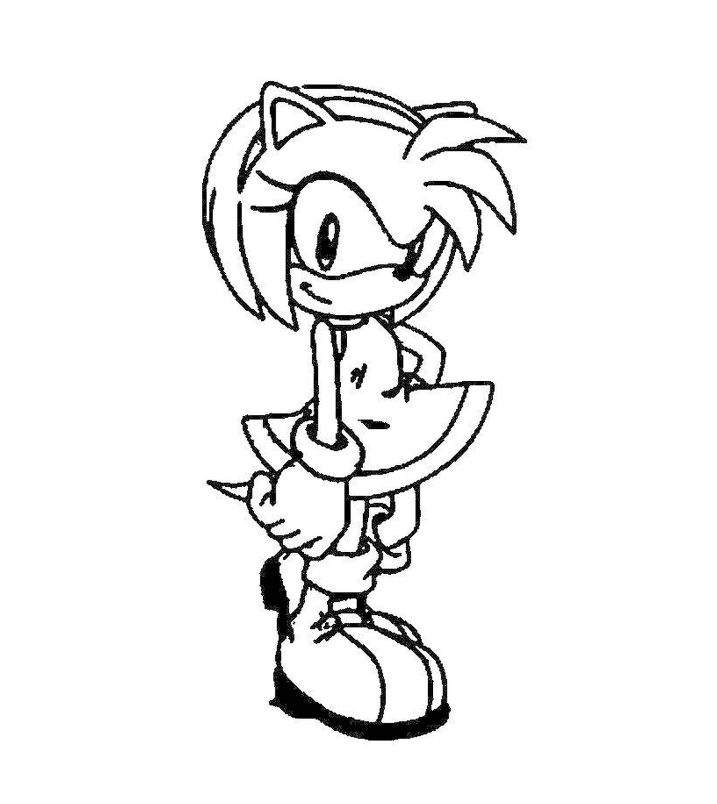coloriage sonic 44