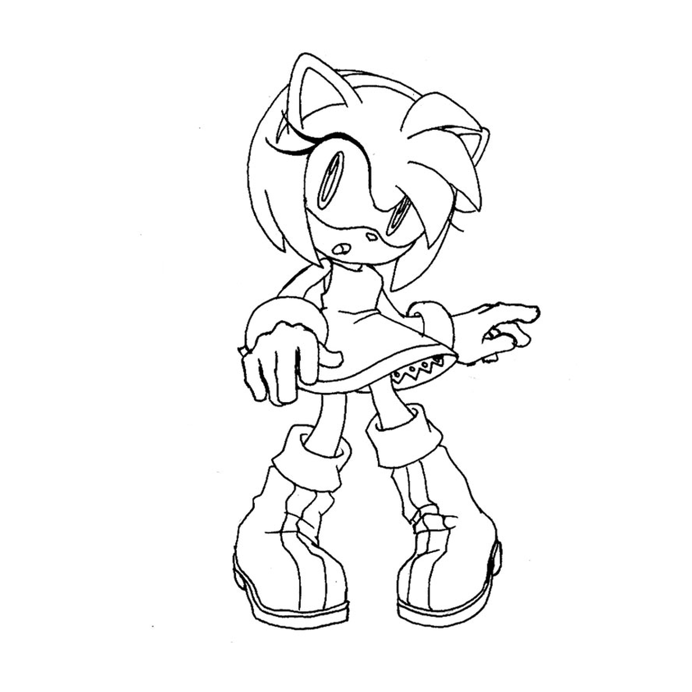 coloriage sonic 94