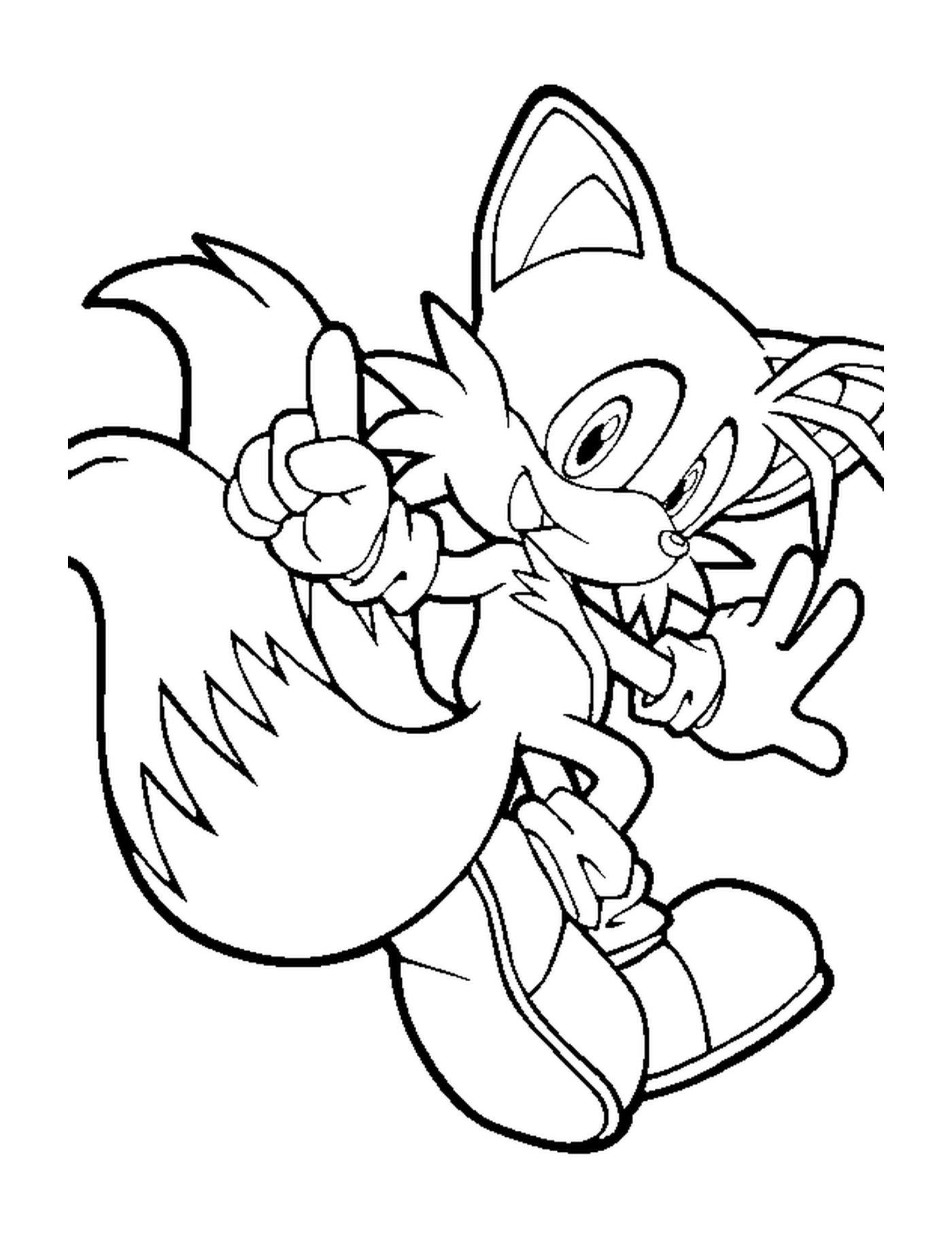 coloriage sonic 95