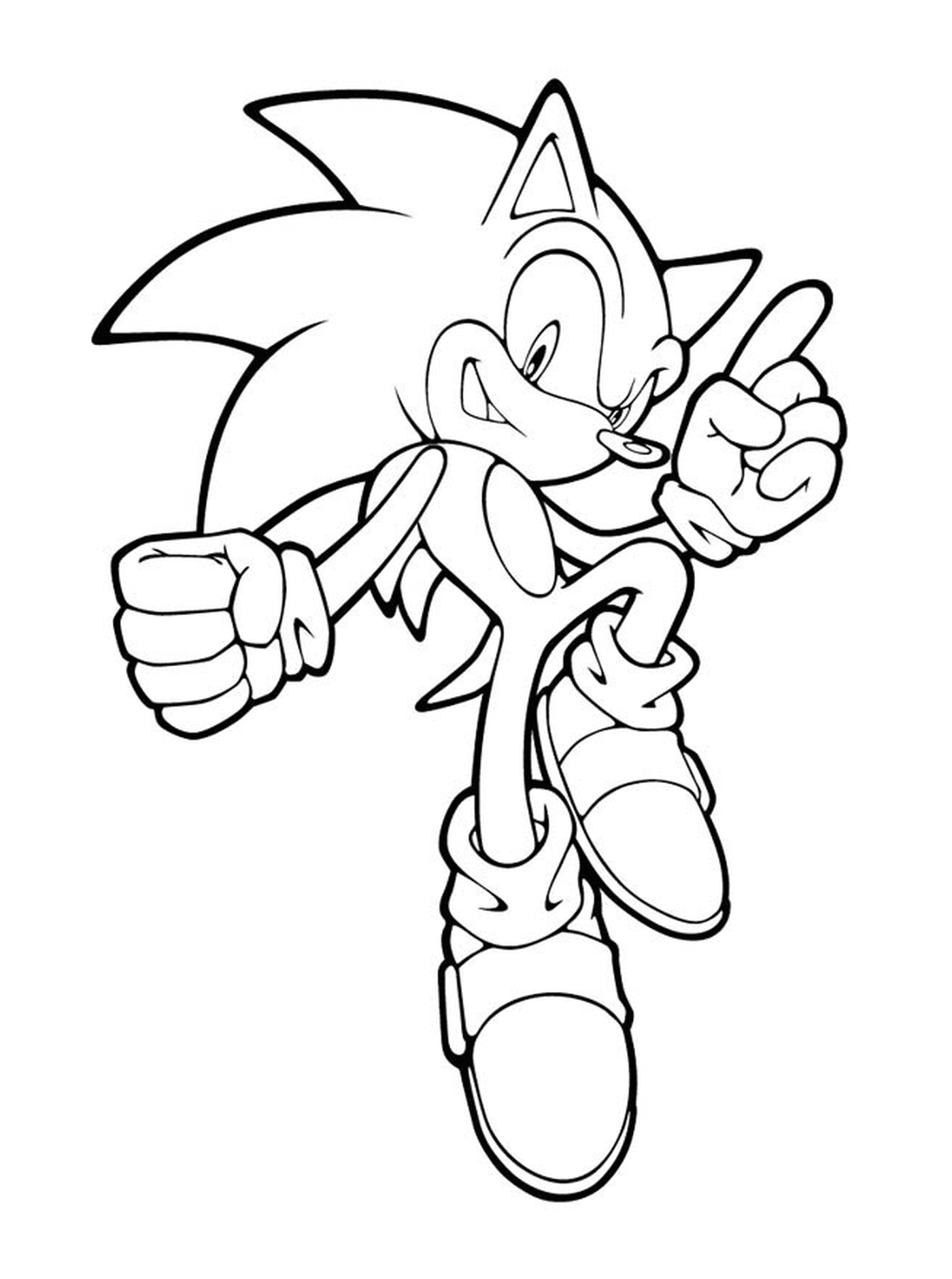 coloriage sonic 227