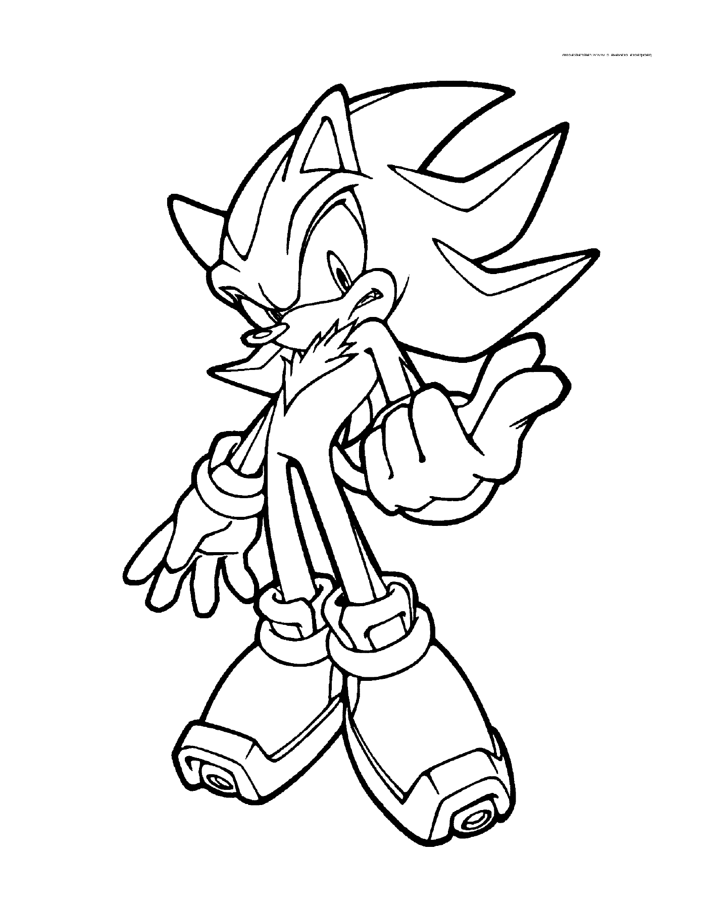 coloriage sonic 39