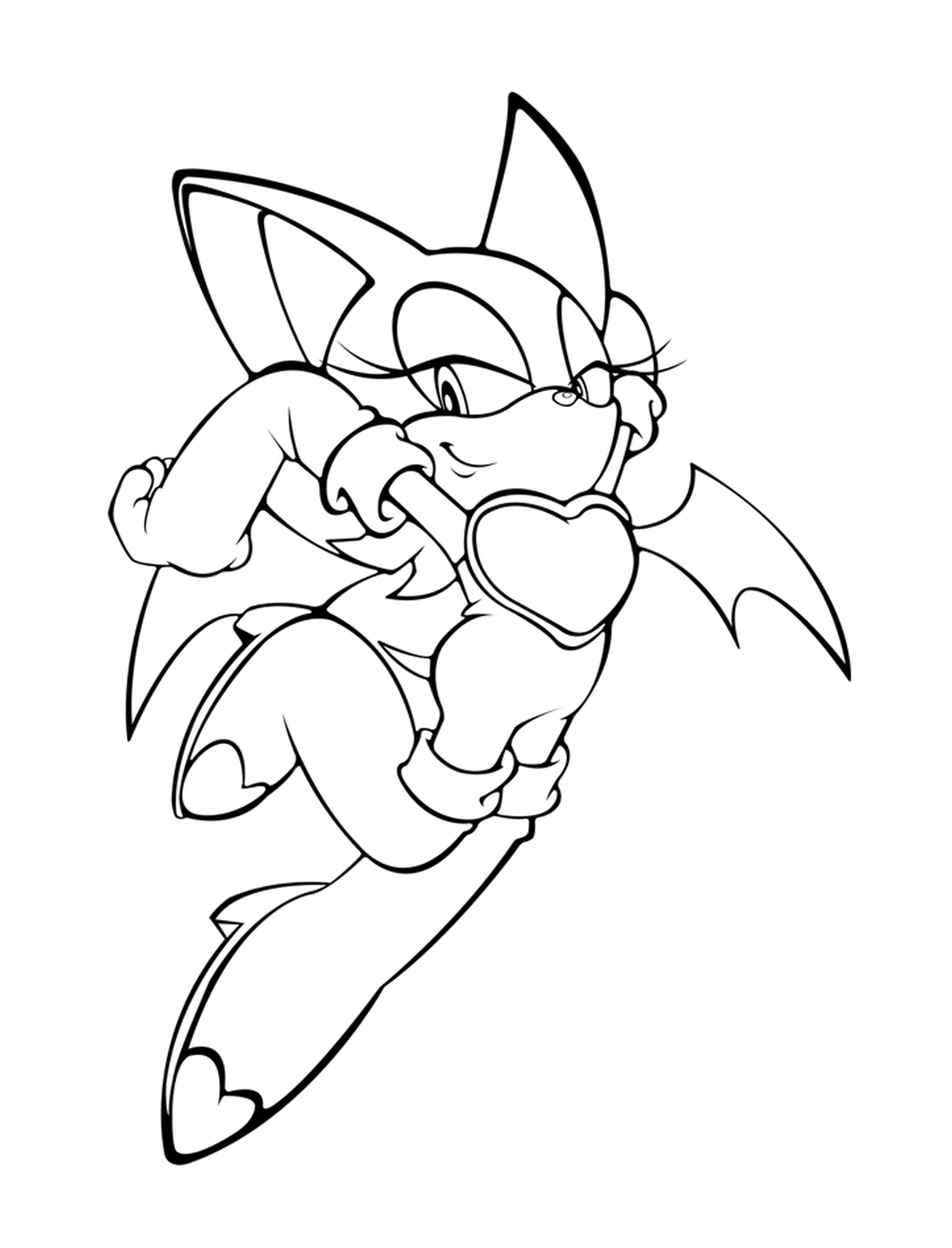 coloriage sonic 45