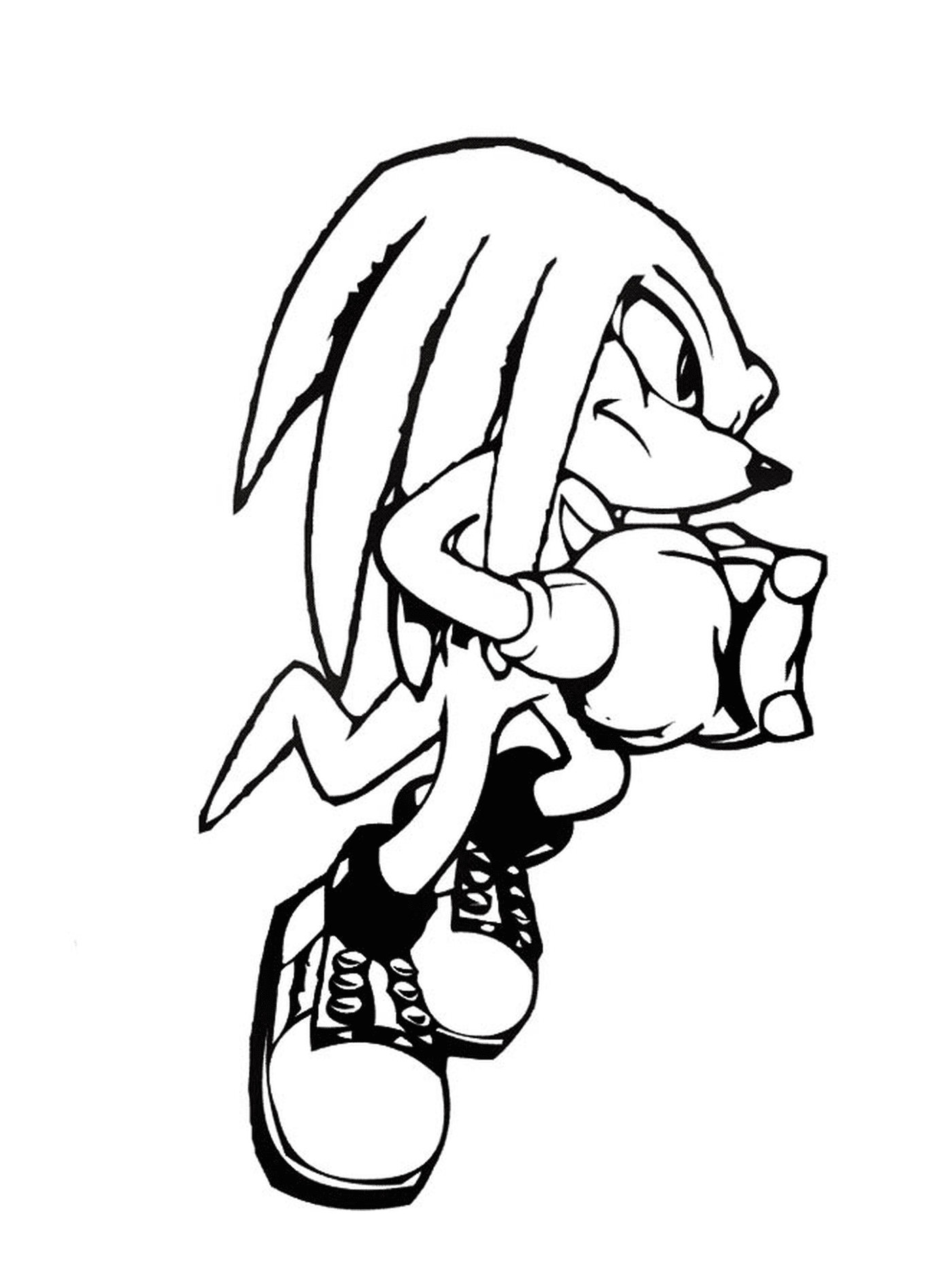 coloriage sonic 22