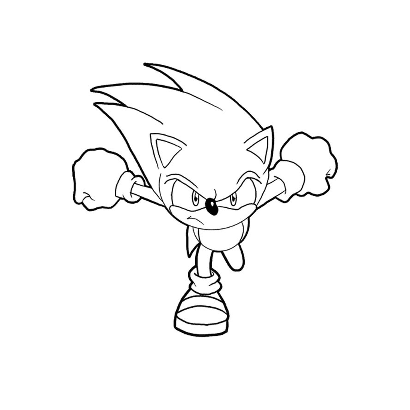 coloriage sonic 49